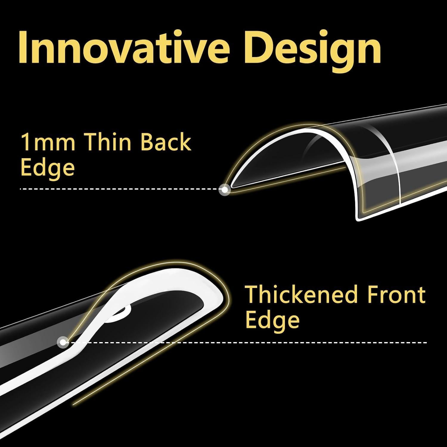 Kit de Consejos de Uñas Acrílicas Yokilly 1000 PCS con Pegamento