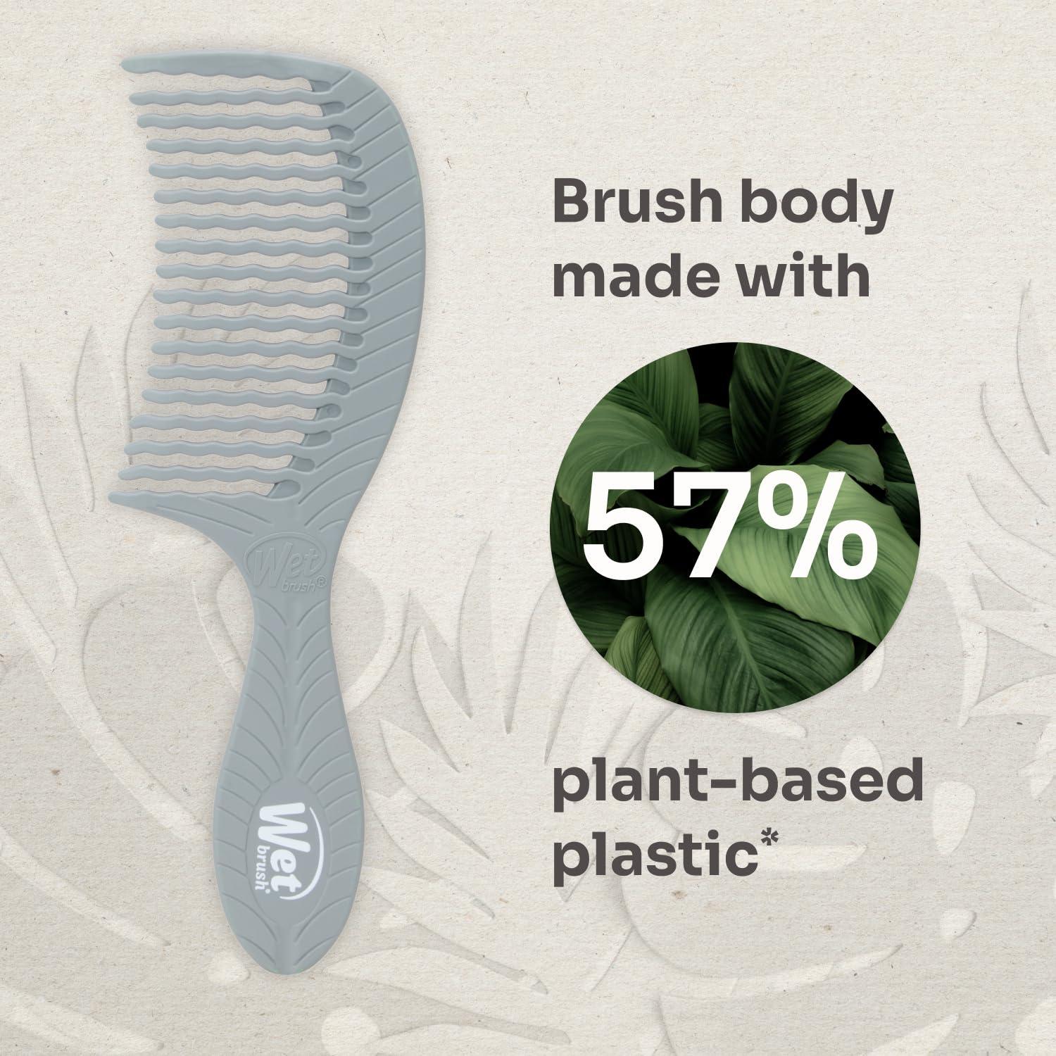 Peine Desenredante Wet Brush Go Green - Carbón WaveTooth 1 Unidad