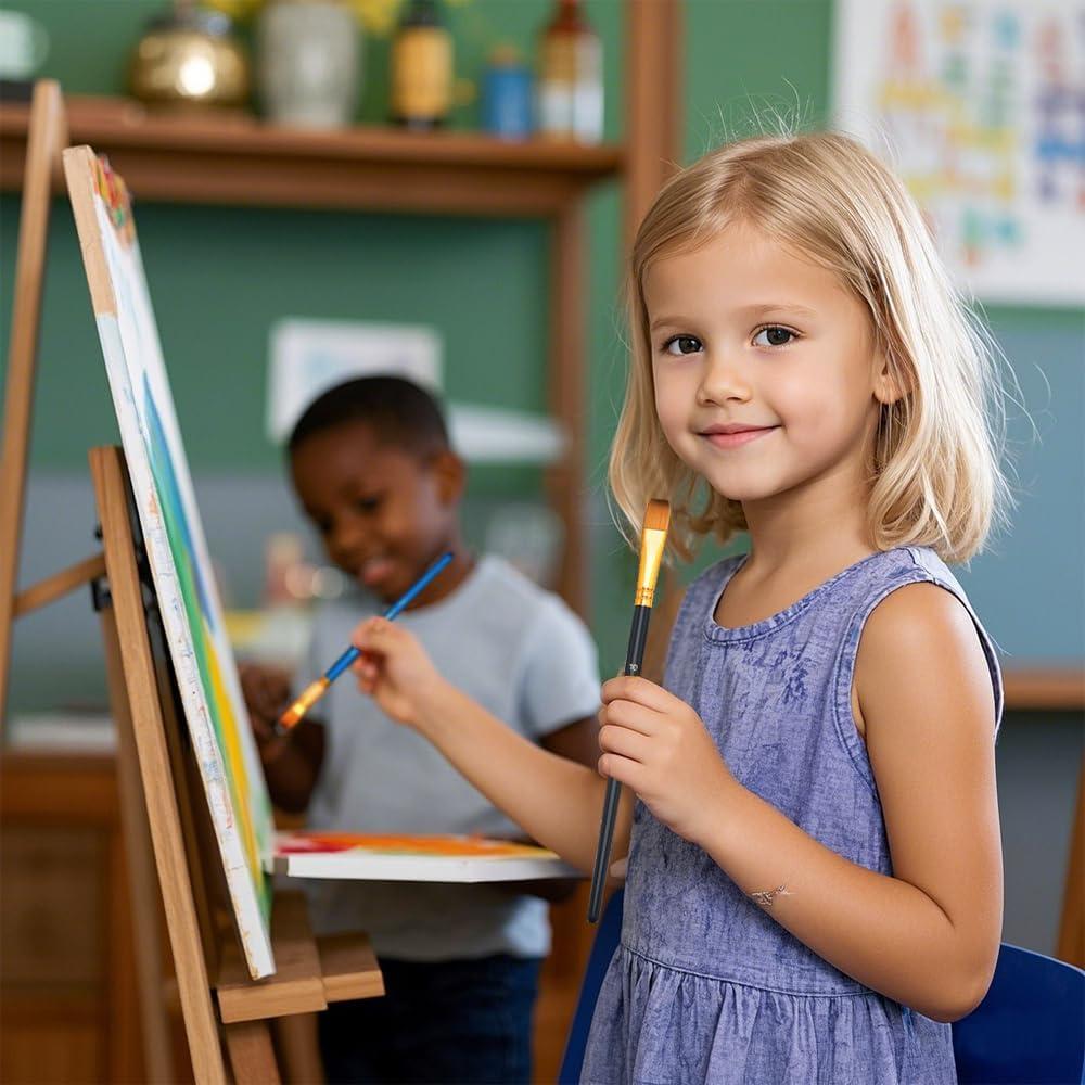 Set de Pinceles de Pintura Transon 20 Piezas Nylon Negro