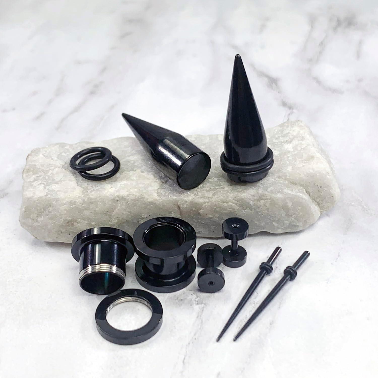 Kit de Estiramiento de Orejas BodyJ4You 36 Piezas 14G-00G