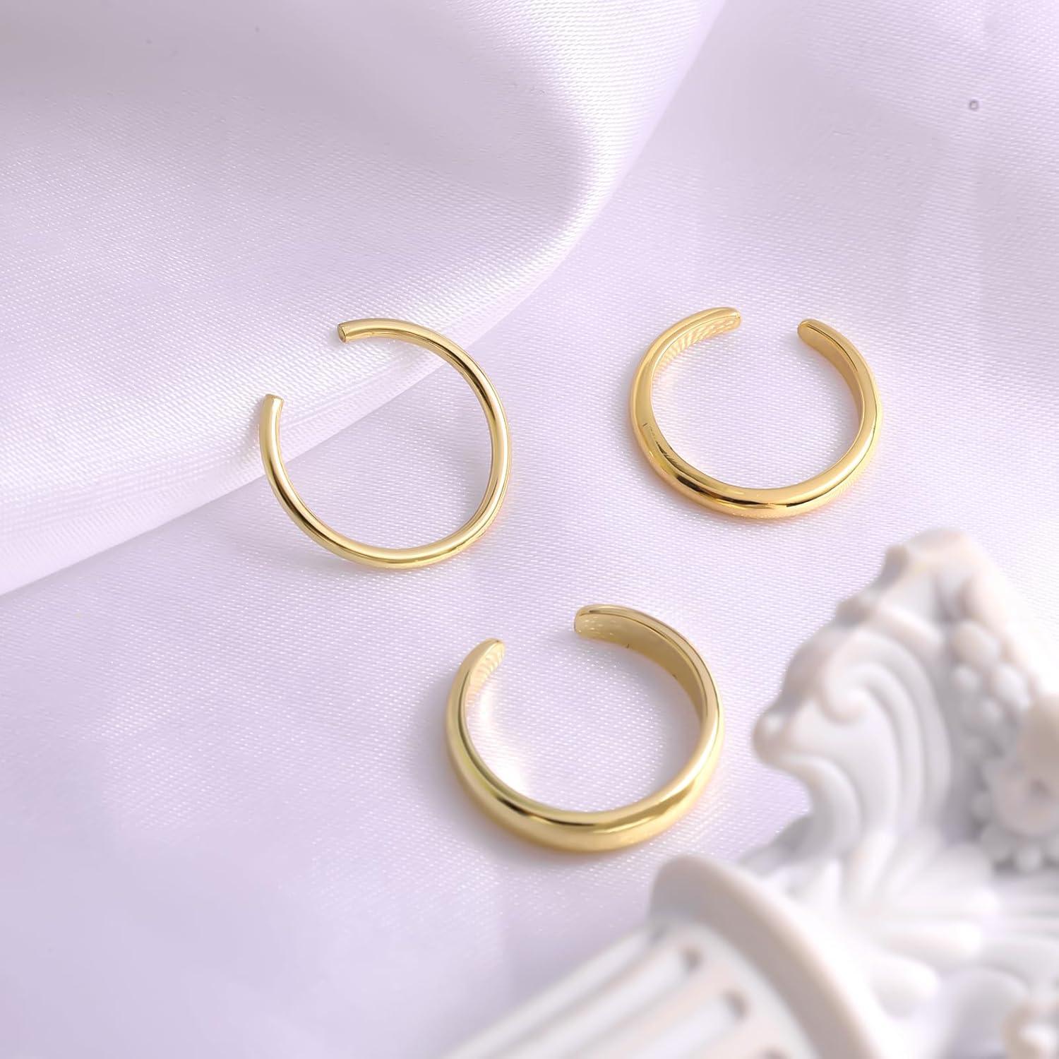 3 Anillos Ajustables de Cobre Mikovivi para Mujer - Verano