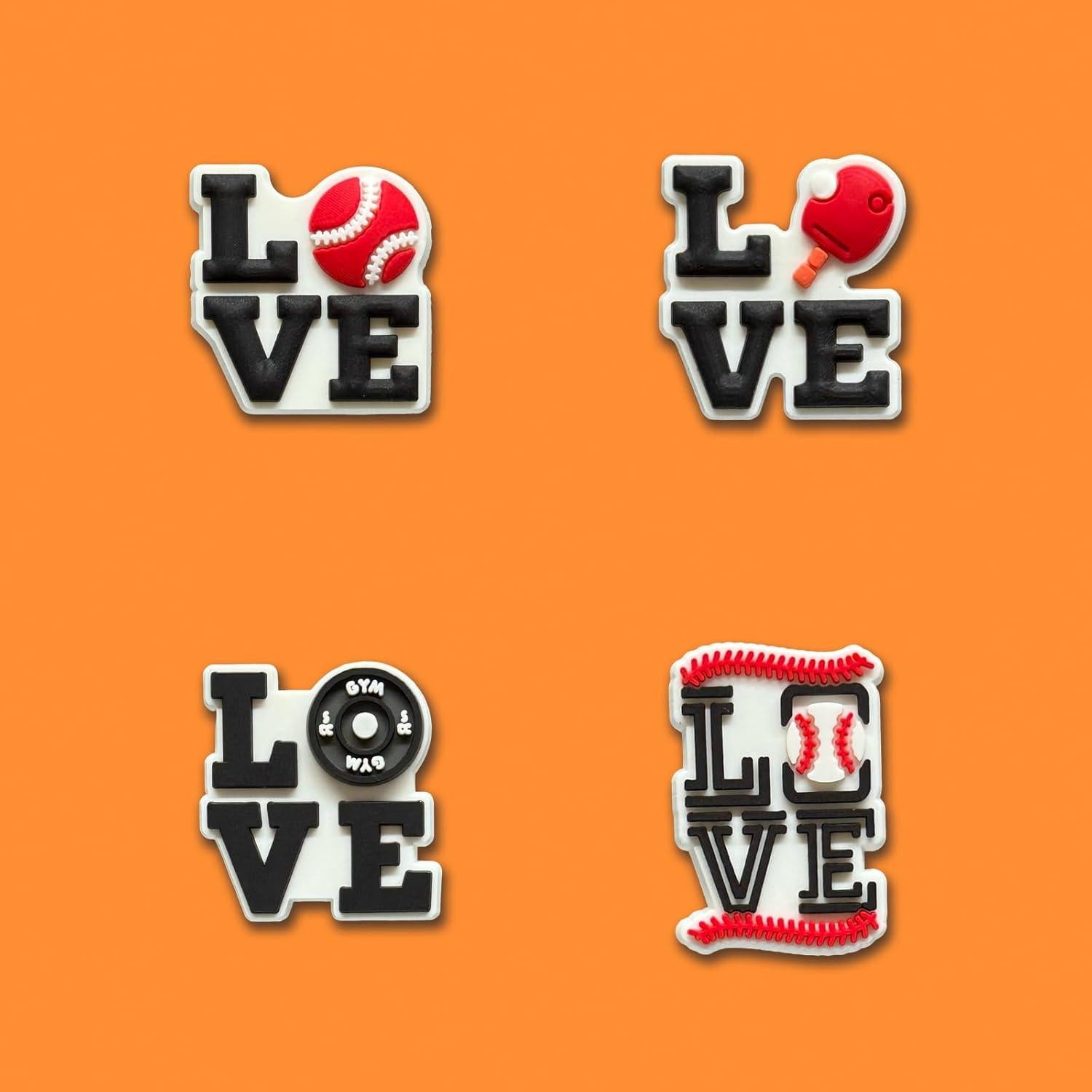 Sports Ball Kapybara Flame Shoe Decoration Charms for Croc Clog, Cute Charms Accessories for Adults