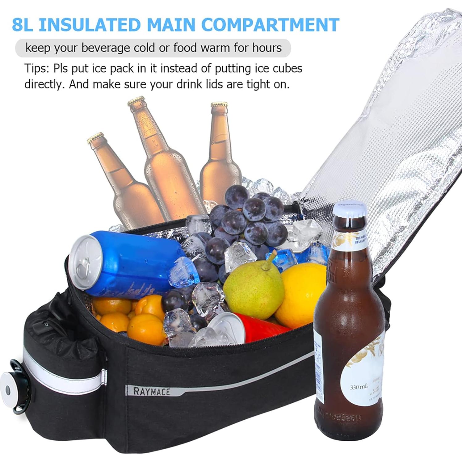 Bolsa de Maletero RAYMACE con Luz LED y Aislamiento 8L