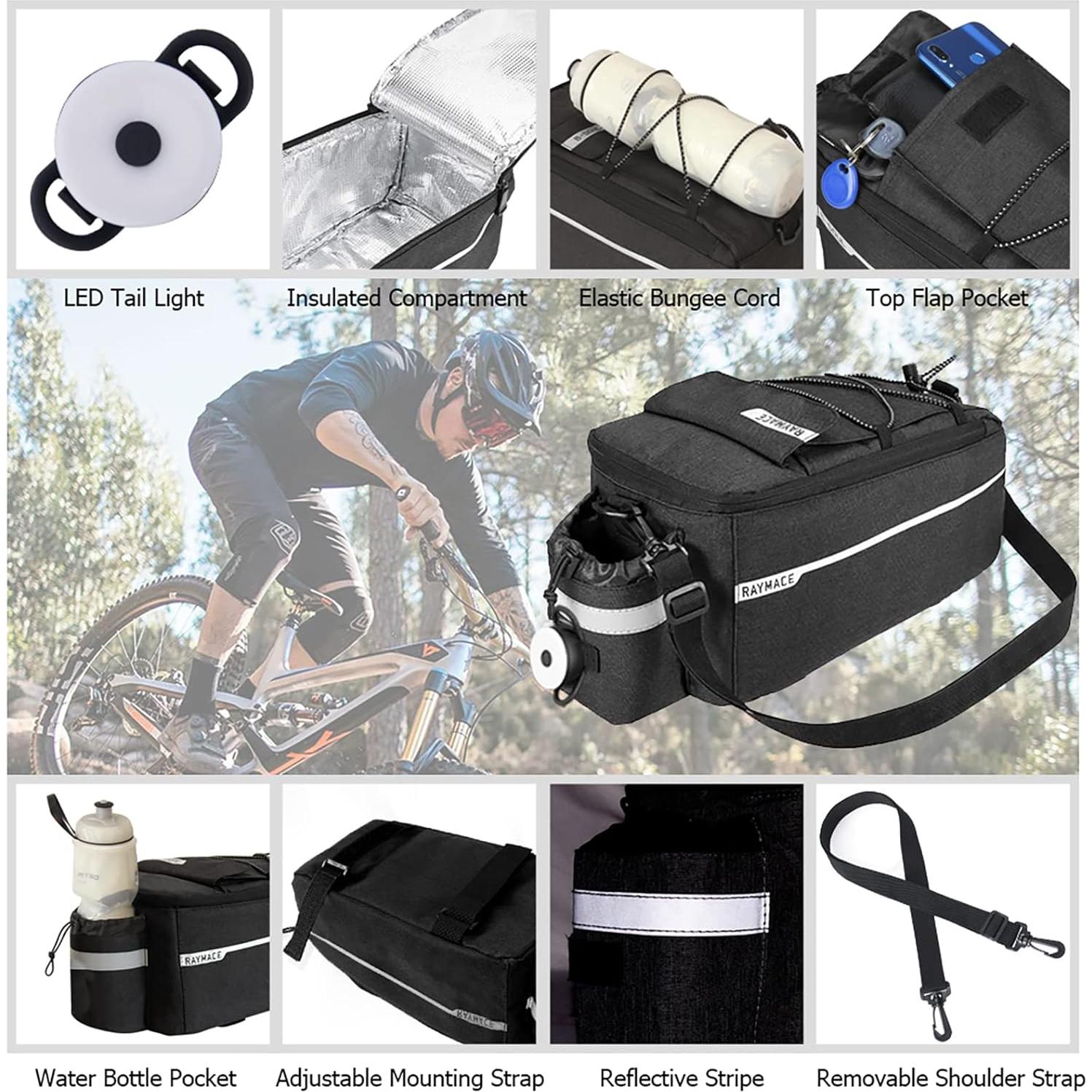 Bolsa de Maletero RAYMACE con Luz LED y Aislamiento 8L