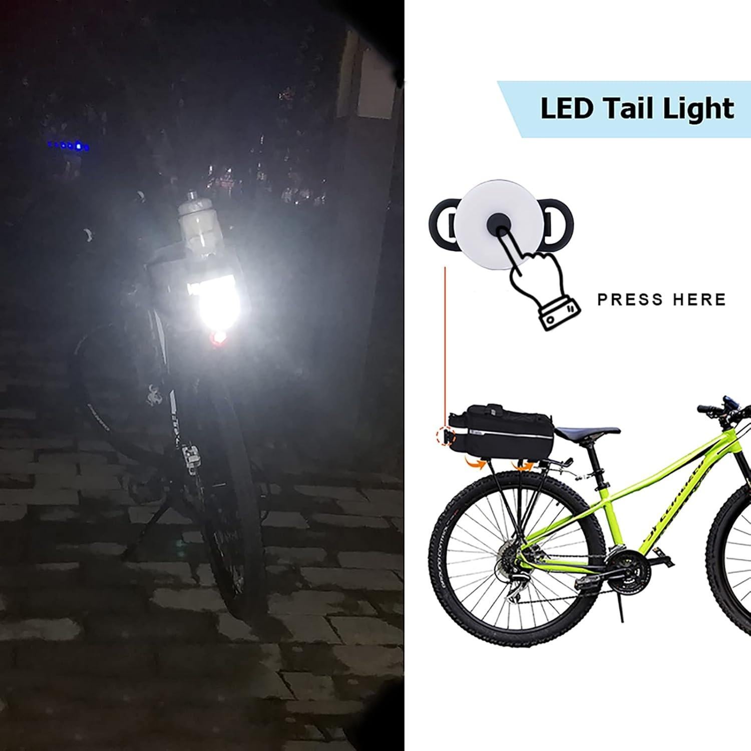 Bolsa de Maletero RAYMACE con Luz LED y Aislamiento 8L