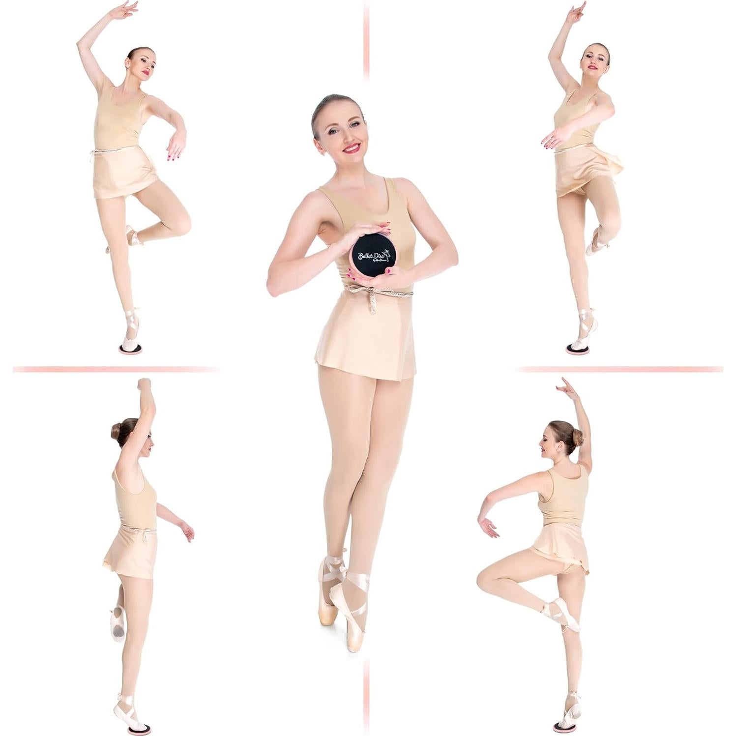 Disco de Giro de Ballet MaxDancer Rosa 14 cm para Piruetas