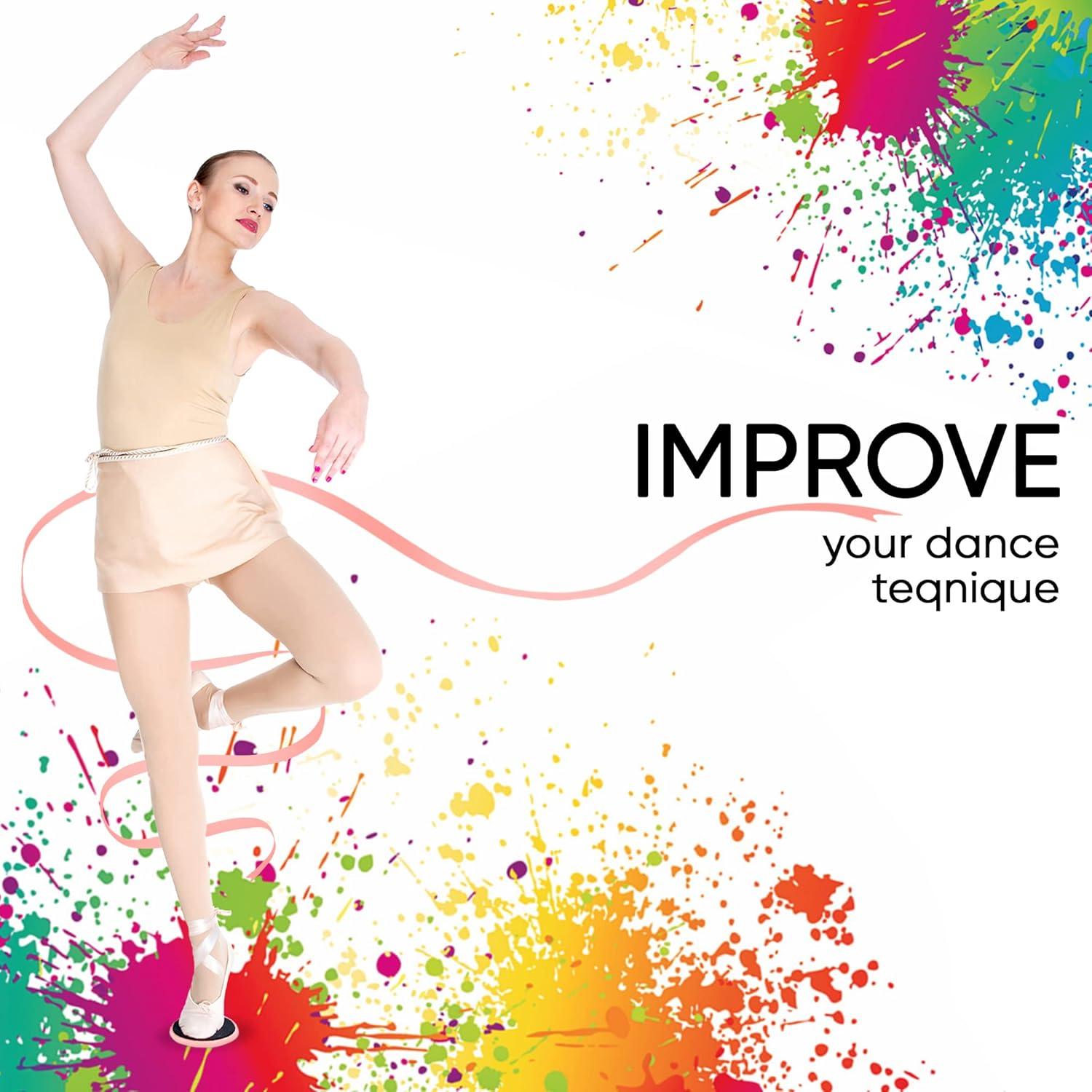 Disco de Giro de Ballet MaxDancer Rosa 14 cm para Piruetas