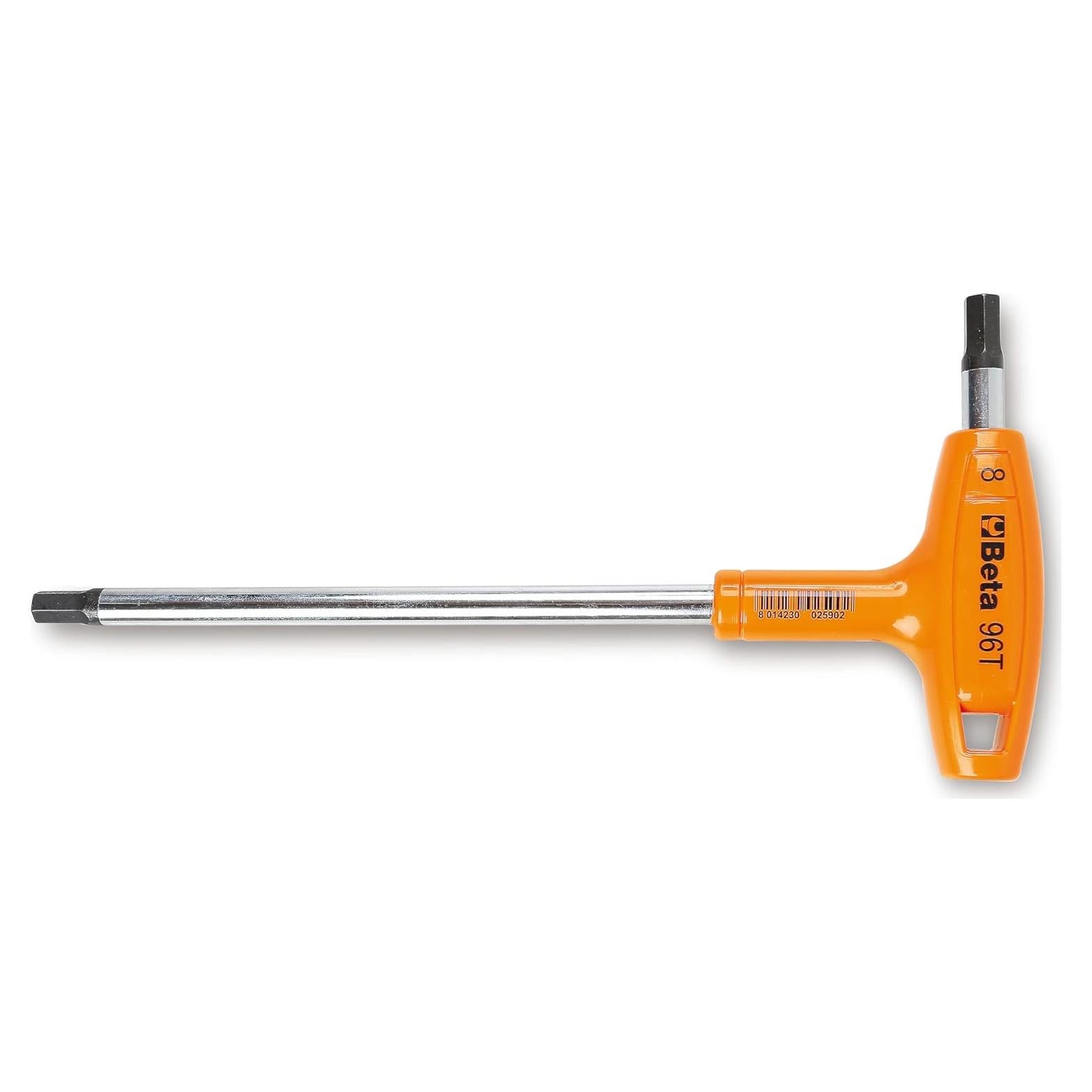 Llave Hexagonal Beta 96T Mango en T 2mm Alta Resistencia