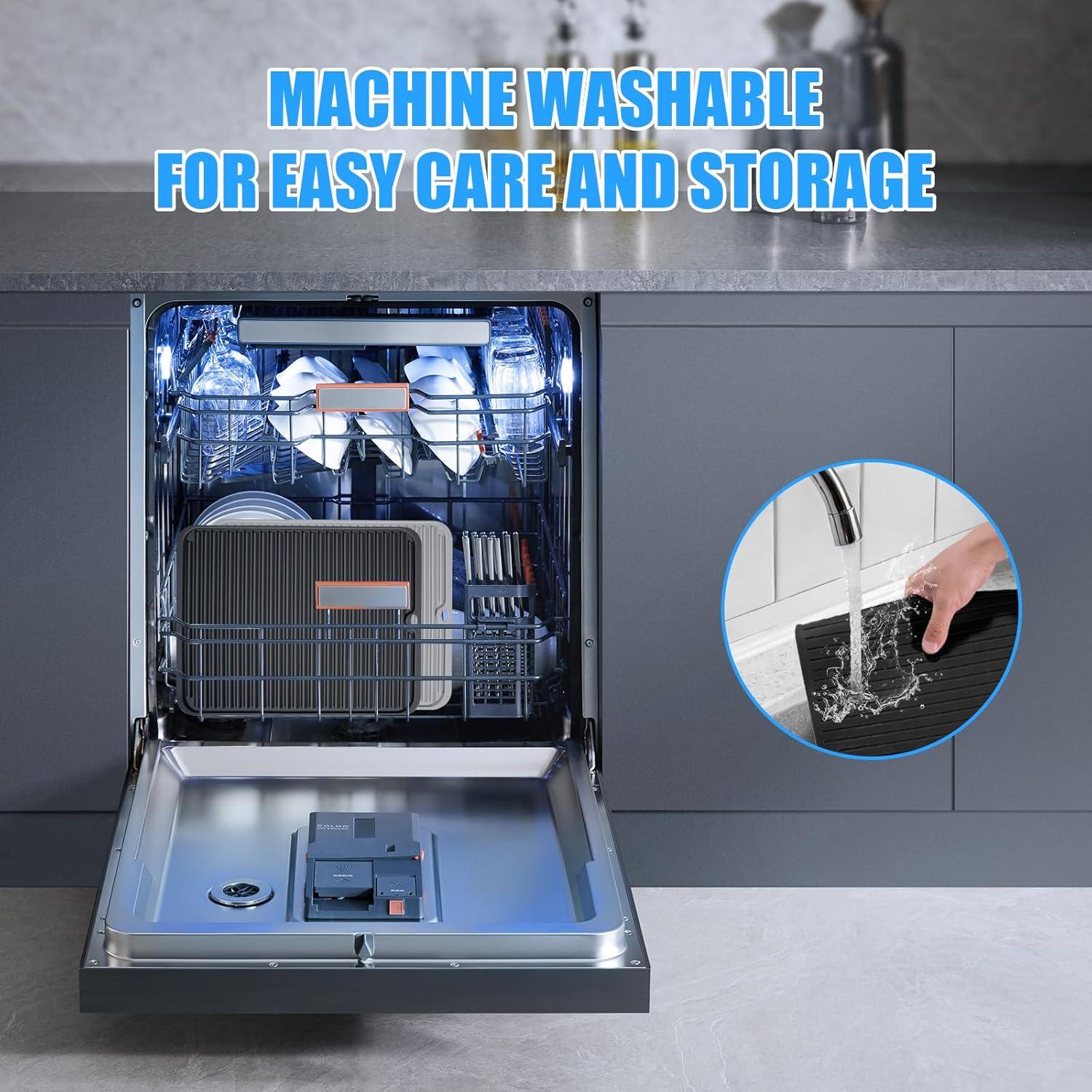 Alfombrilla de Silicona VIFENYUO Antideslizante 36.1x27.9cm