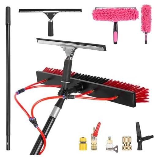 Kit de Limpieza de Ventanas ZKUAOGDI 5m con Poste de Aluminio