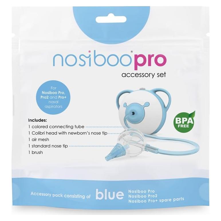 Juego de Accesorios Nosiboo Pro Azul - Repuestos para Aspirador Nasal