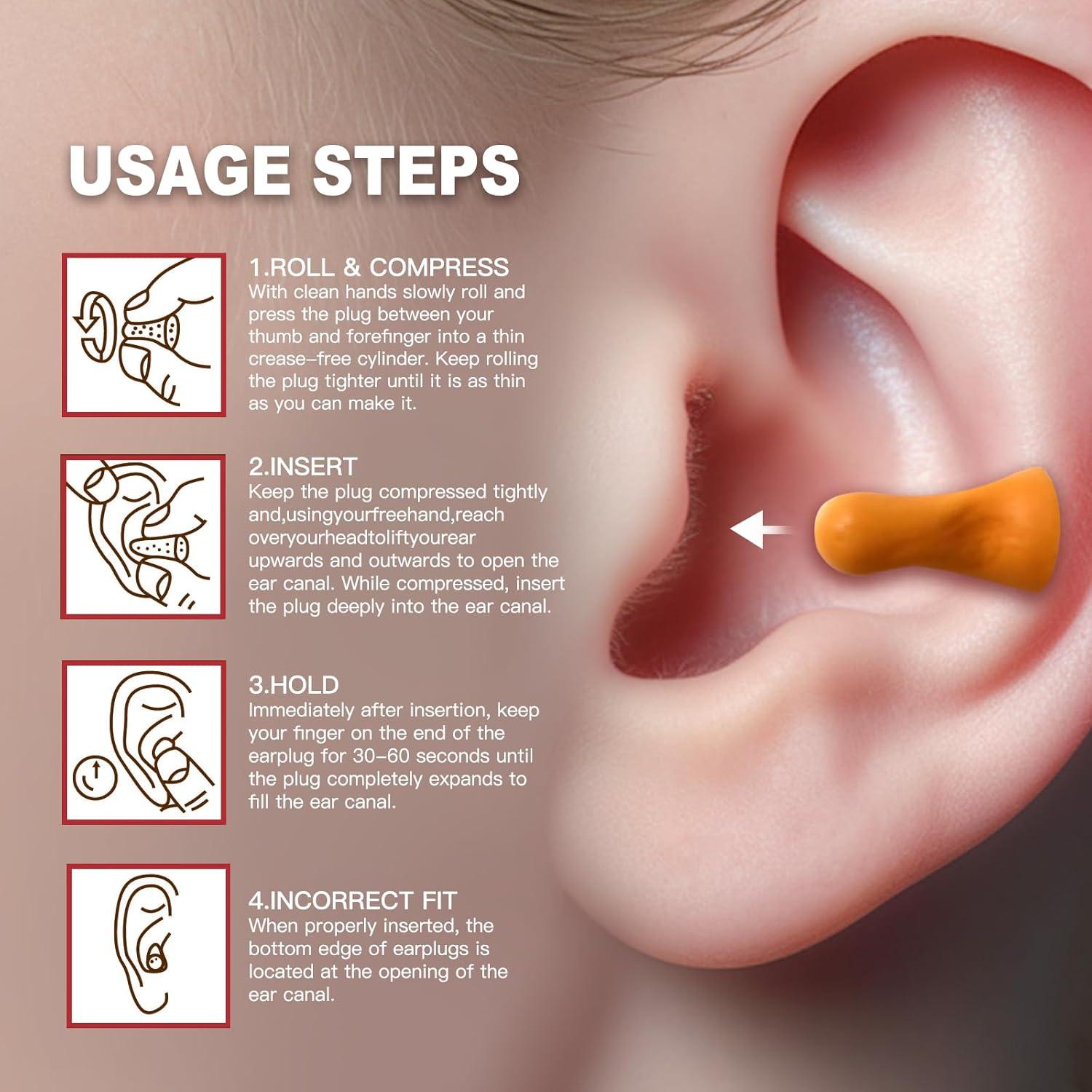 Dispensador de Tapones para Oídos SAFEBUILDER 500 Piezas 38dB