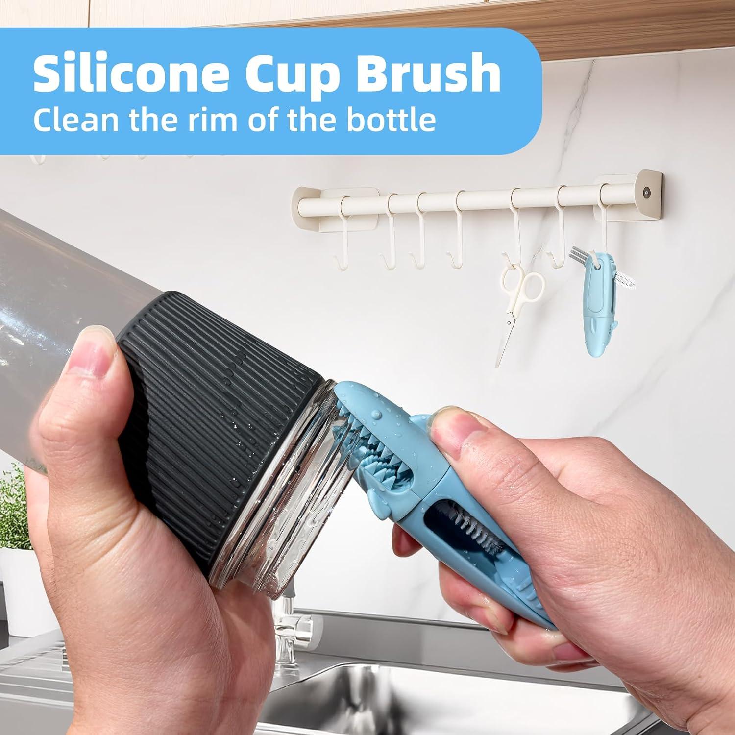 Juego de cepillos de limpieza 3 en 1 TQRR - Azul