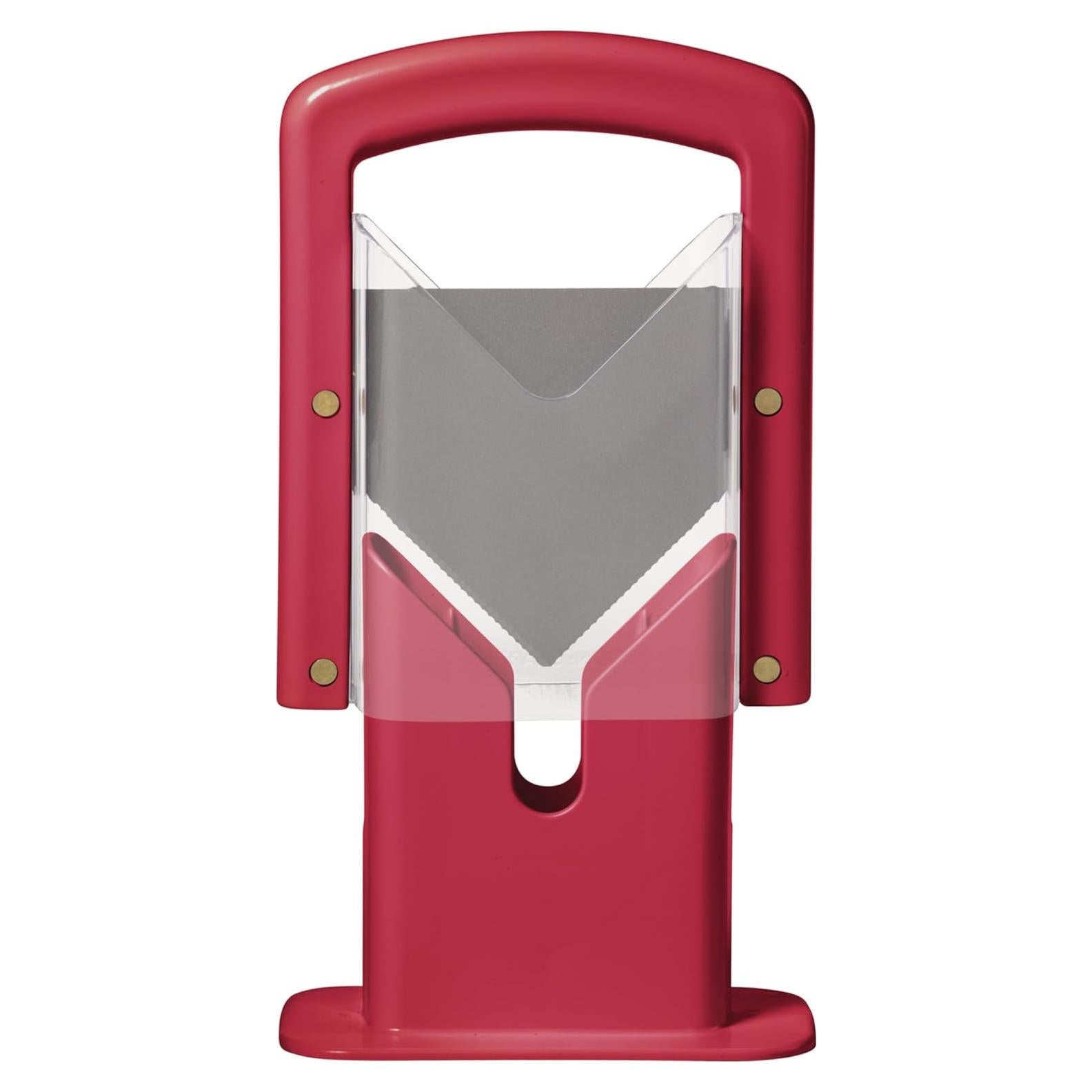 Cortador de Bagels Hoan 23.5 cm con Escudo de Seguridad Rojo