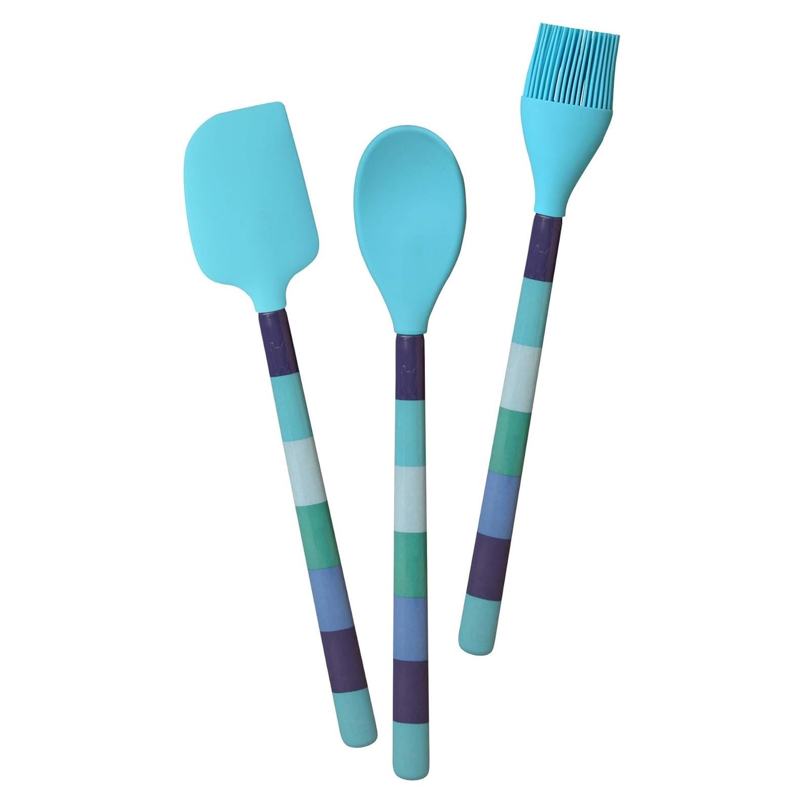 Juego de Utensilios de Cocina Silicona French Bull - 3 Piezas Azul