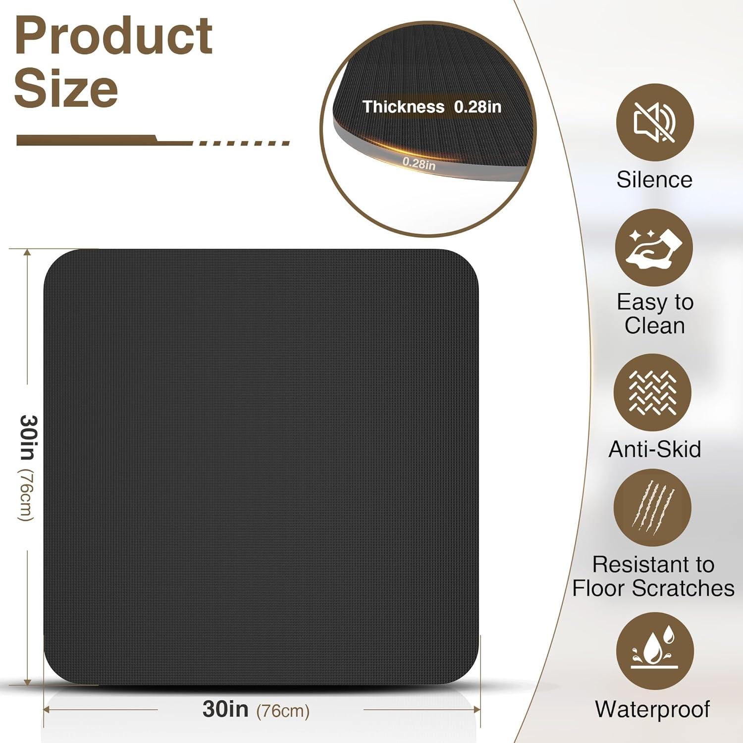 Almohadillas Antideslizantes Laowu para Reclinables 76x76cm