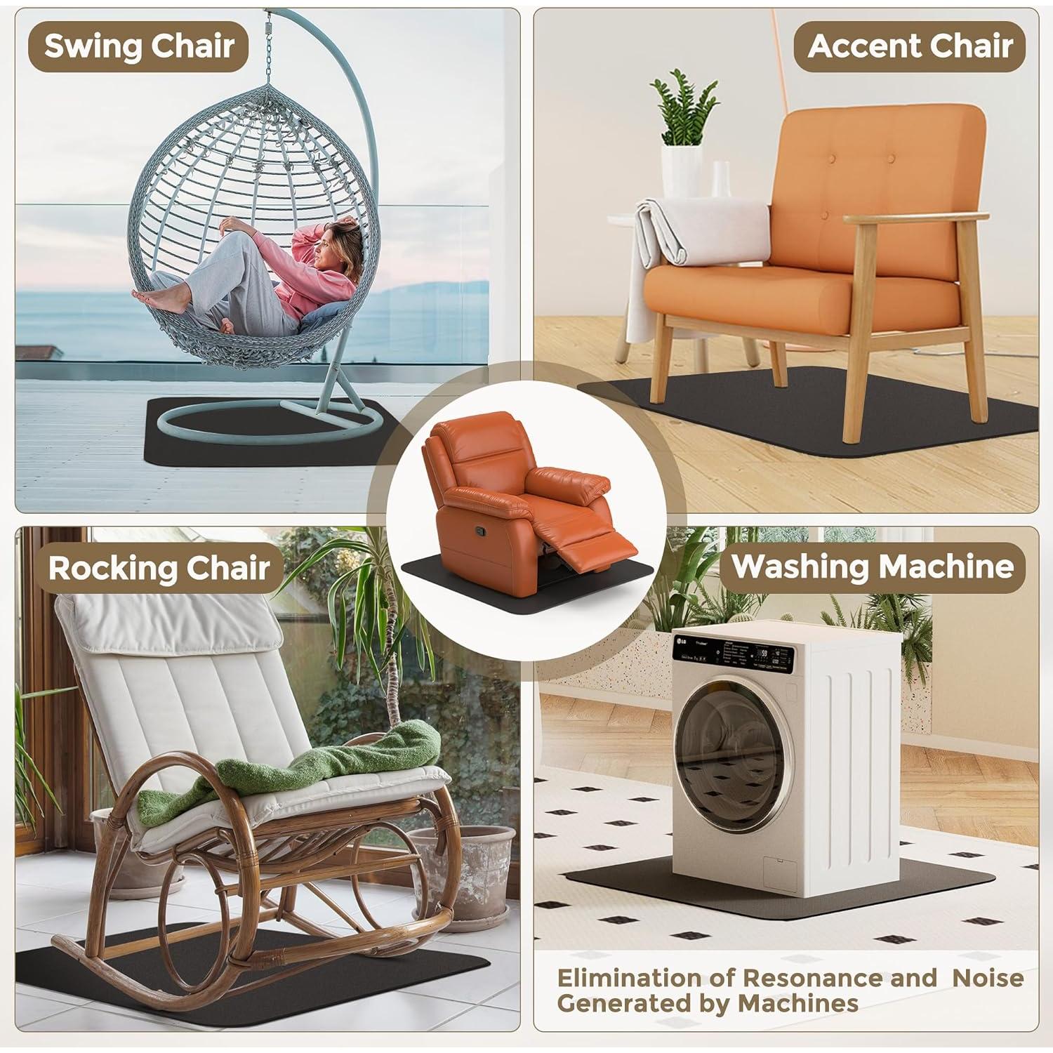 Almohadillas Antideslizantes Laowu para Reclinables 76x76cm