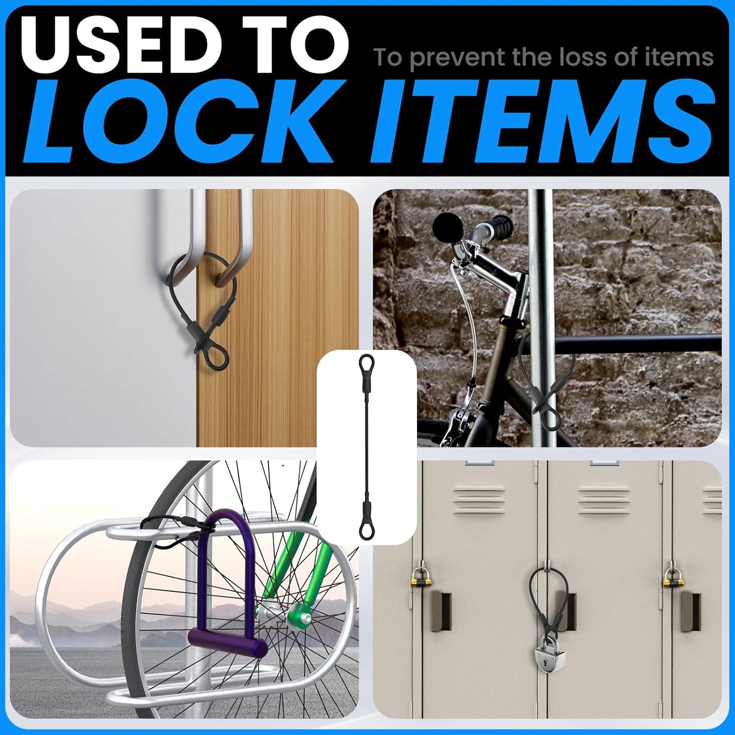 Cables de Seguridad de Acero Inoxidable SDTC Tech 4 Piezas 30.48cm