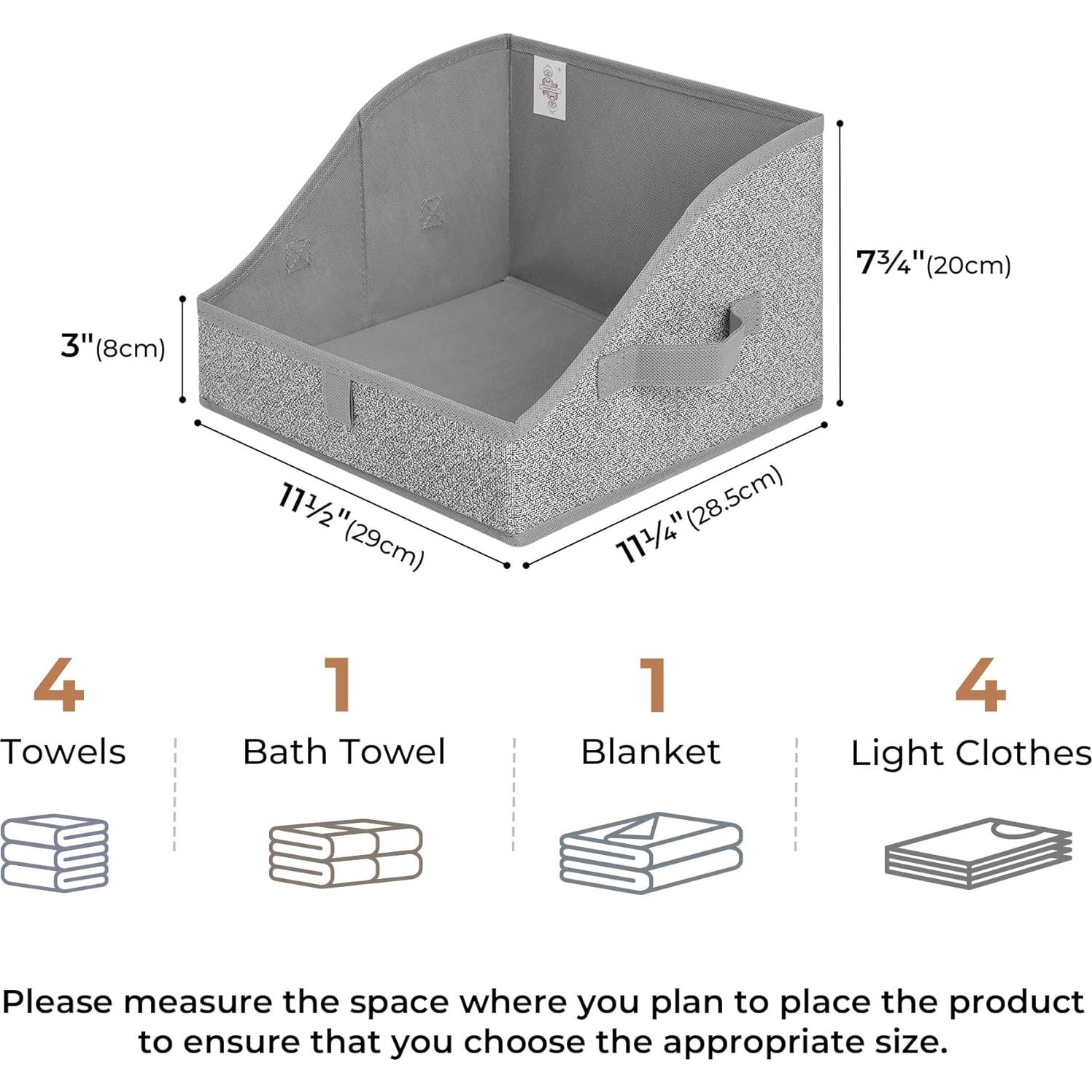 Cajas de Almacenamiento Trapezoidales GRANNY SAYS 3-Pack Gris