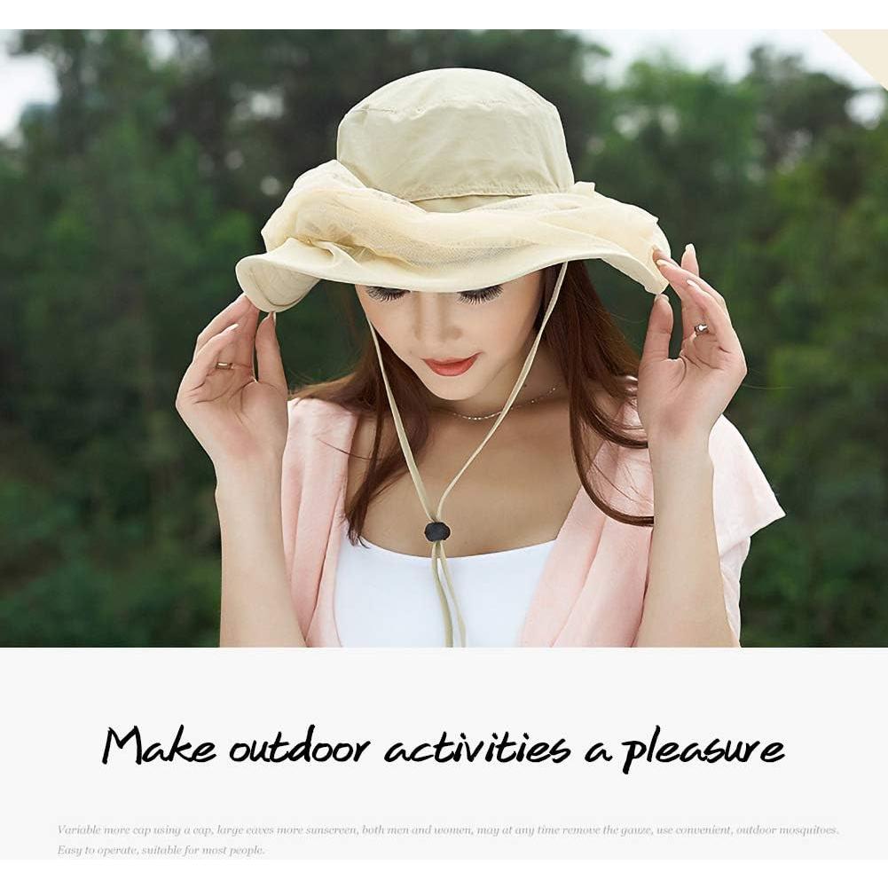 Sombrero Safari Jackcell con Red Anti-Mosquitos y UPF 50+