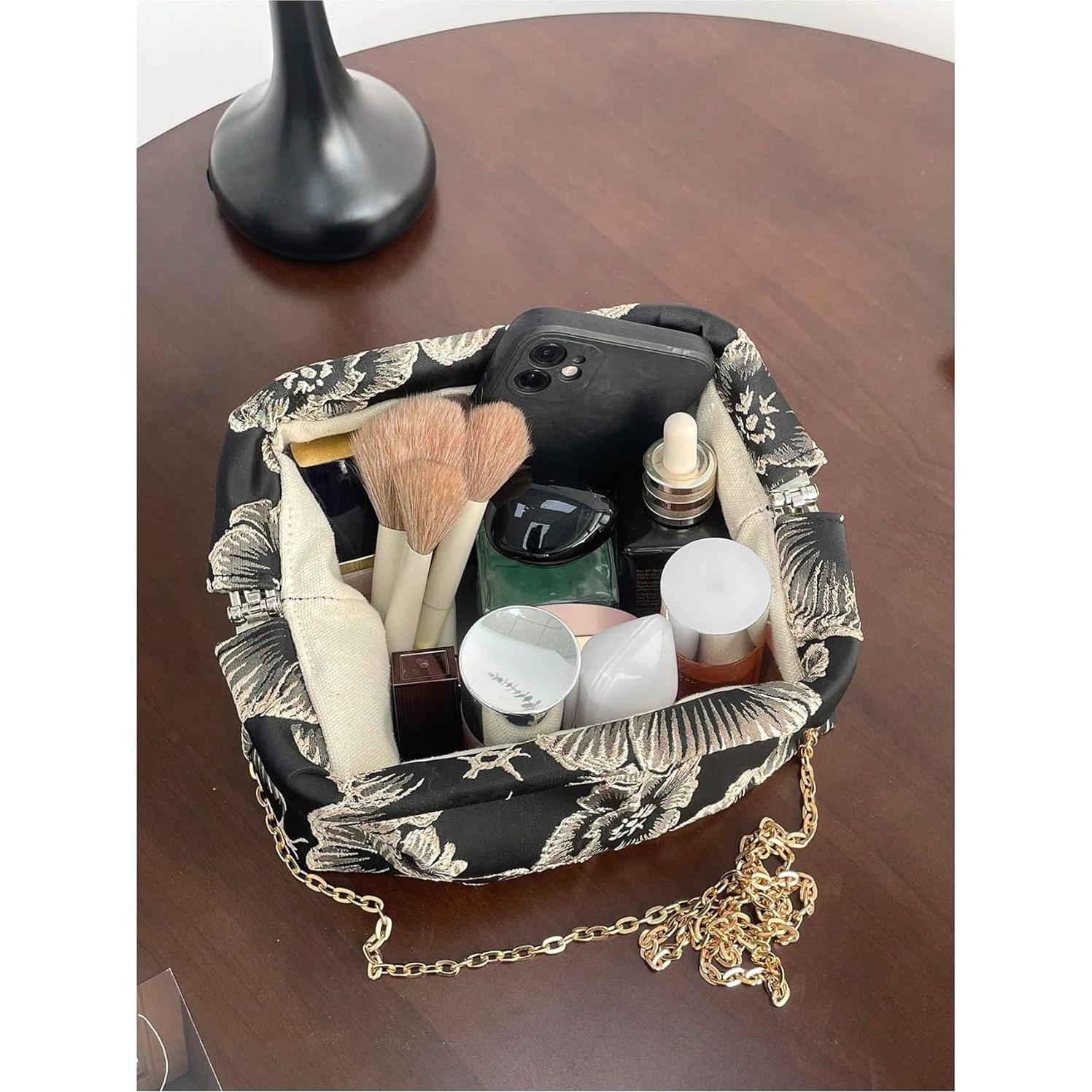 Bolso de mano OYOANGLE bordado floral para mujer - Talla única