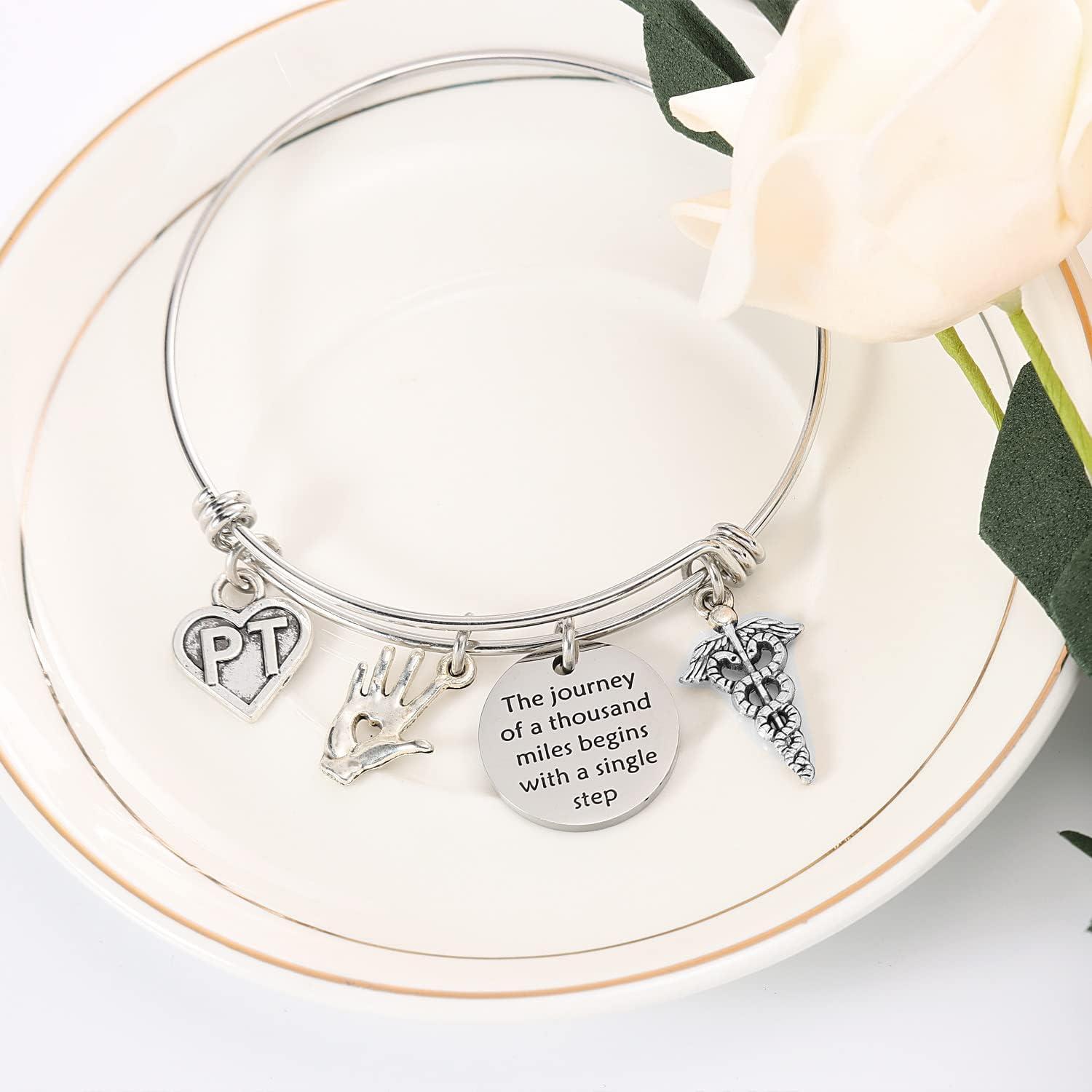 Pulsera de Encanto Hutimy para Terapeutas Físicos - Regalo