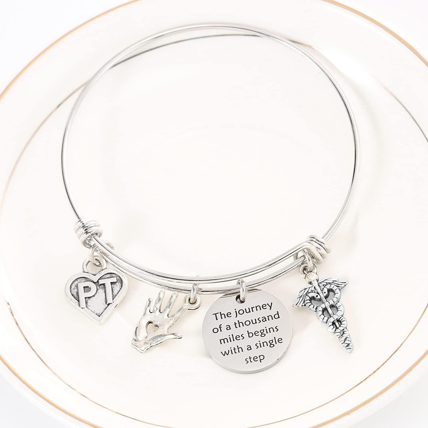 Pulsera de Encanto Hutimy para Terapeutas Físicos - Regalo