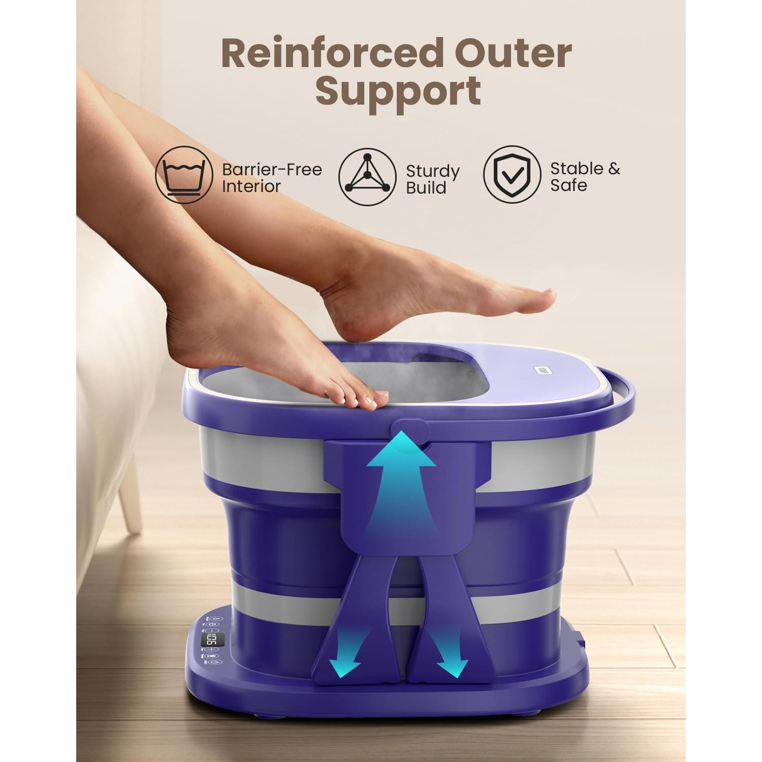 Masajeador de pies eléctrico Puboo con control remoto y calor