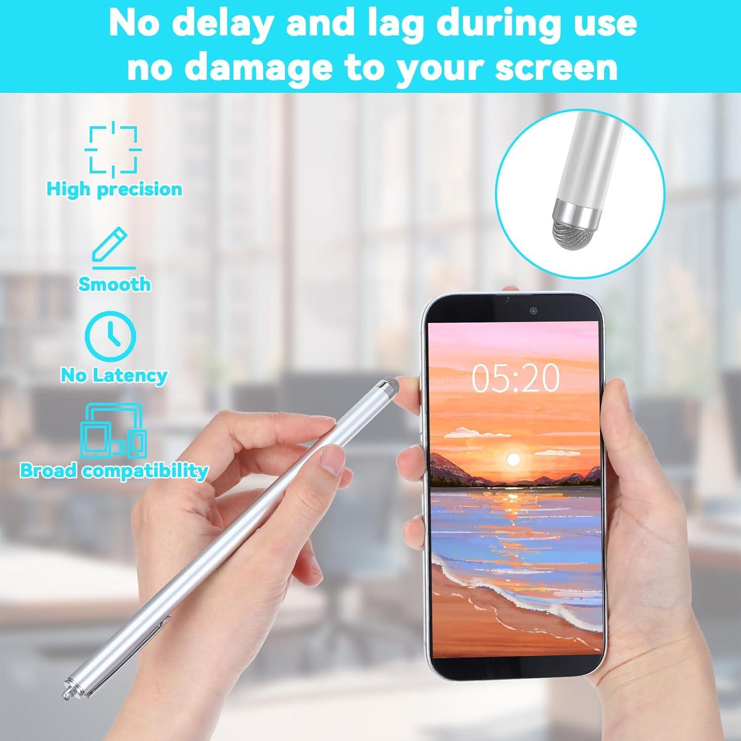 3 Stylus Pens JIEYAO Punta de Fibra Universal para Pantallas Táctiles