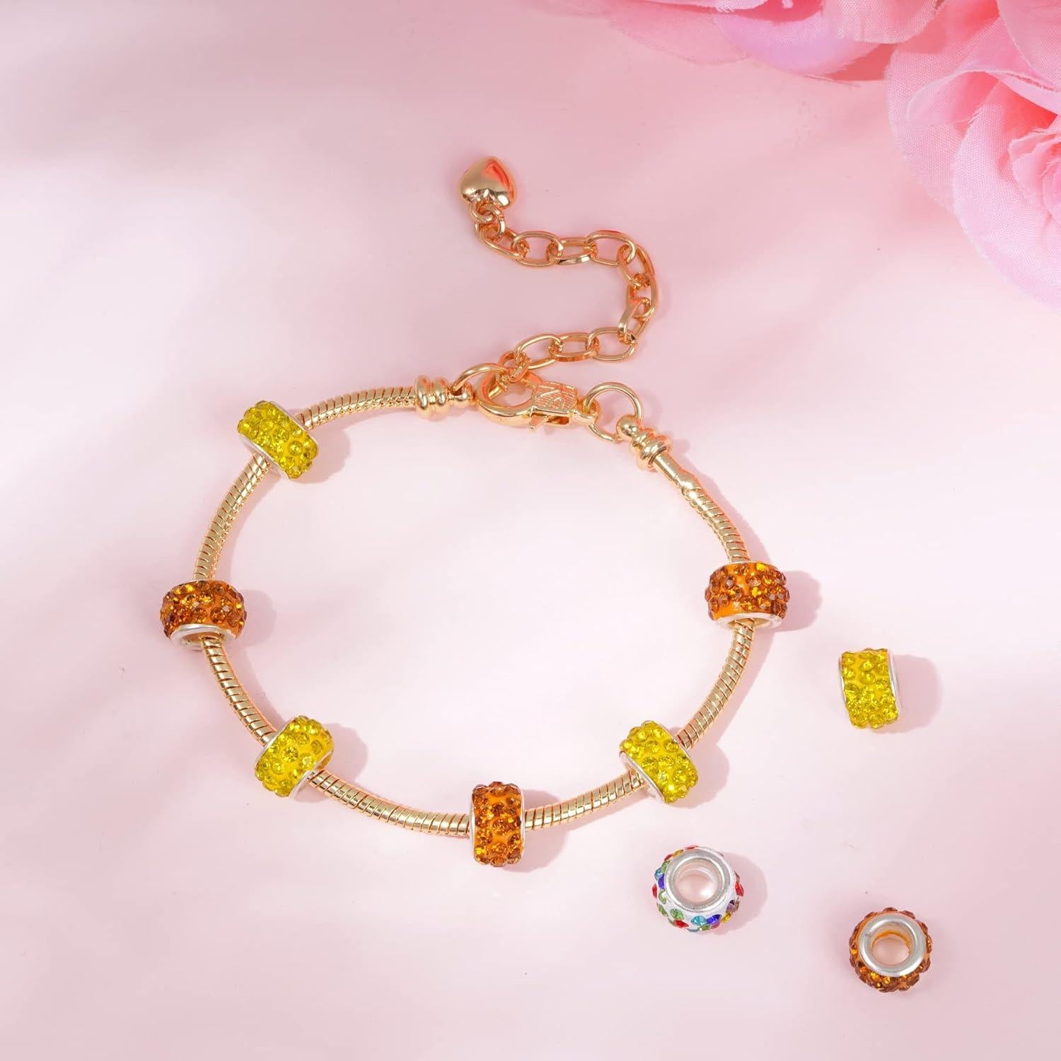 Kit de Pulseras de Cadena de Serpiente Tiggell 10 Piezas Oro