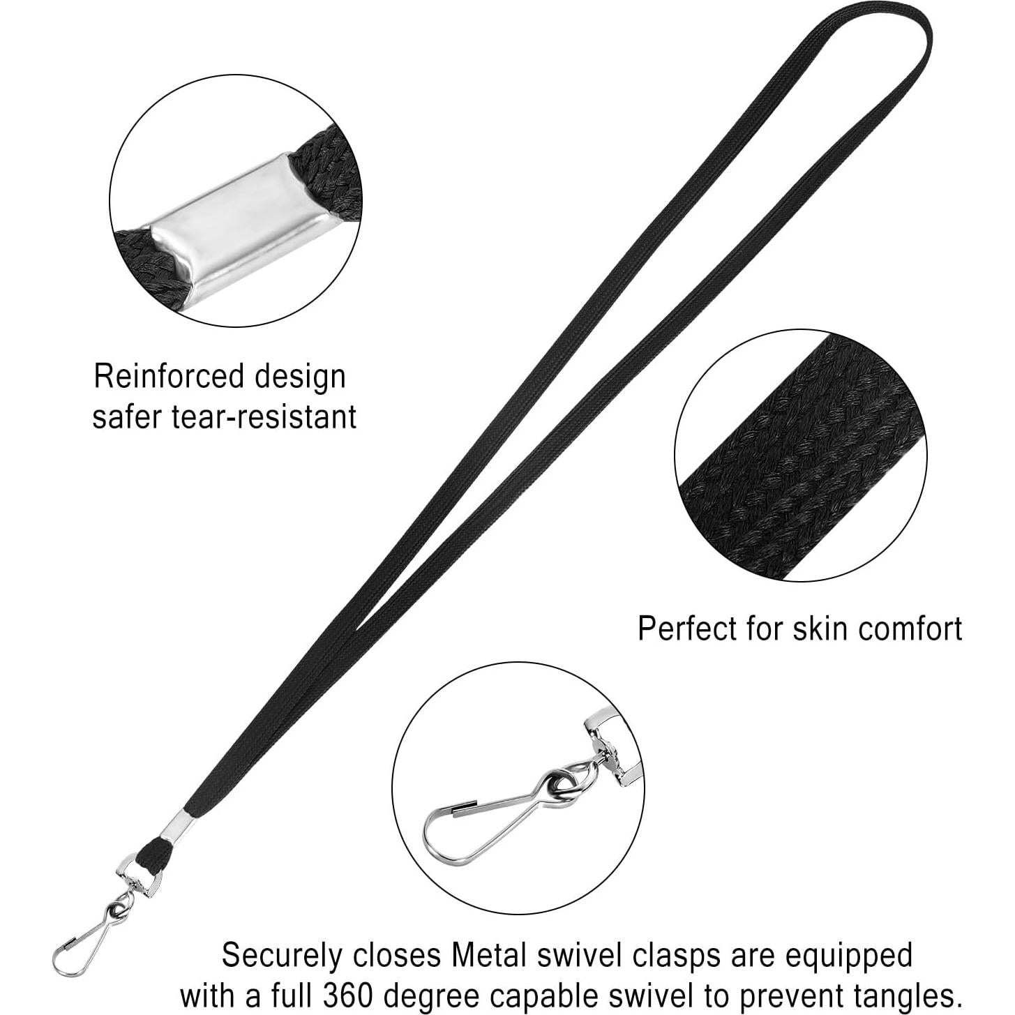Cintas para Identificación Antspirit 100 Unidades Negro
