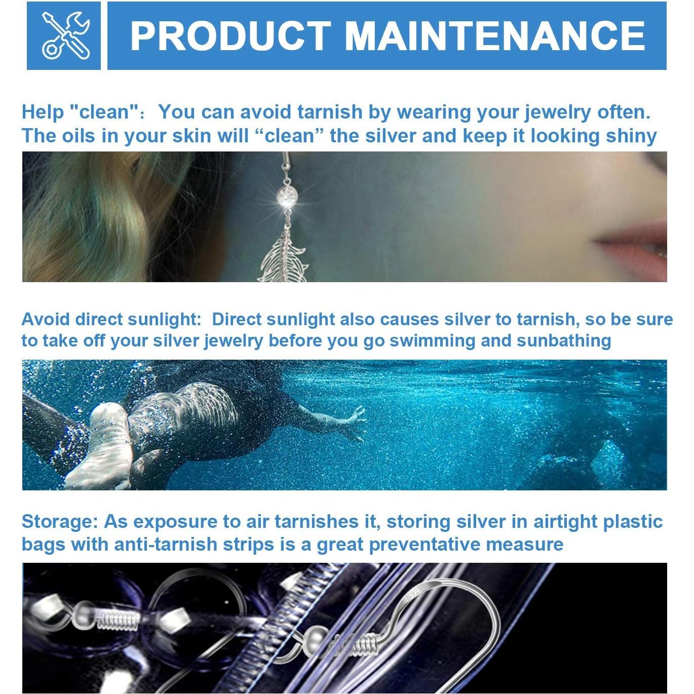 Ganchos de Aretes de Plata Esterlina 925 MENKEY 120 PCS Hipoalergénicos