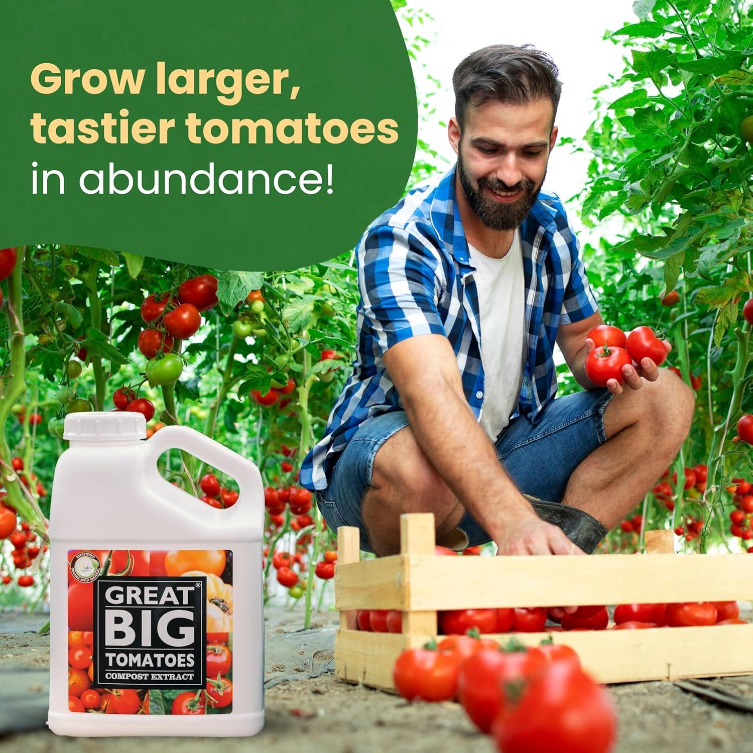 Fertilizante Líquido Grandes Tomates 3.785L - Mejora Suelo y Cultivo