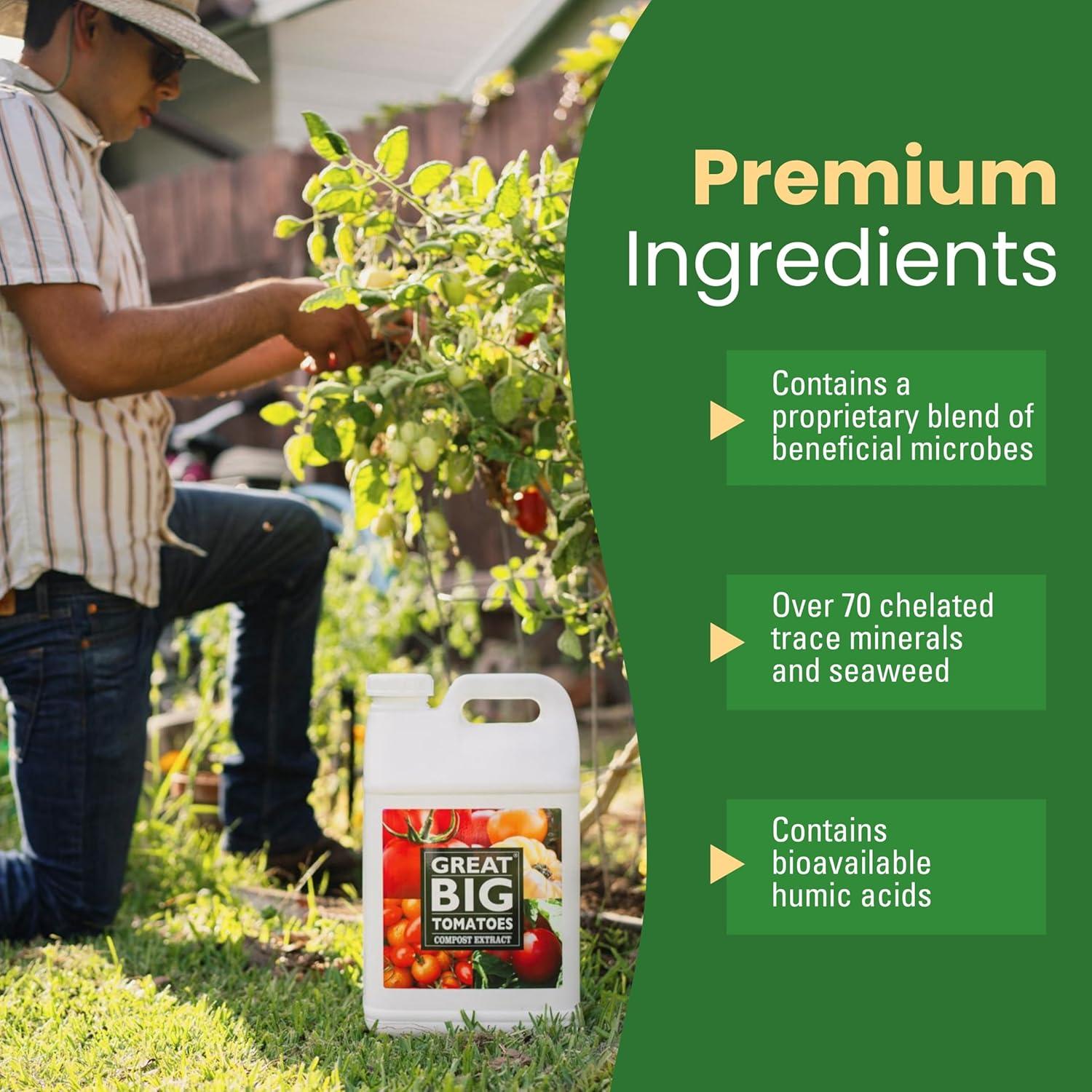 Fertilizante Líquido Grandes Tomates 3.785L - Mejora Suelo y Cultivo