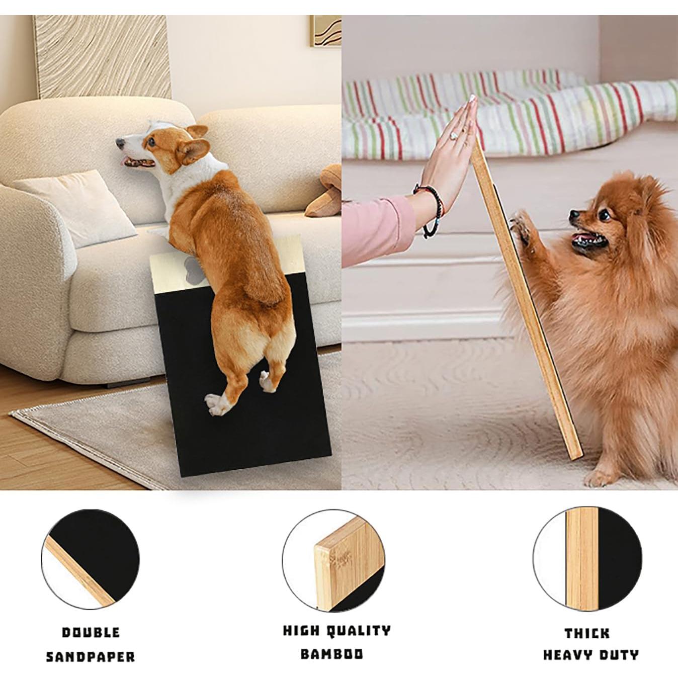 Tablero de Rascado para Perros Cdycam 39.9x22.4cm Negro