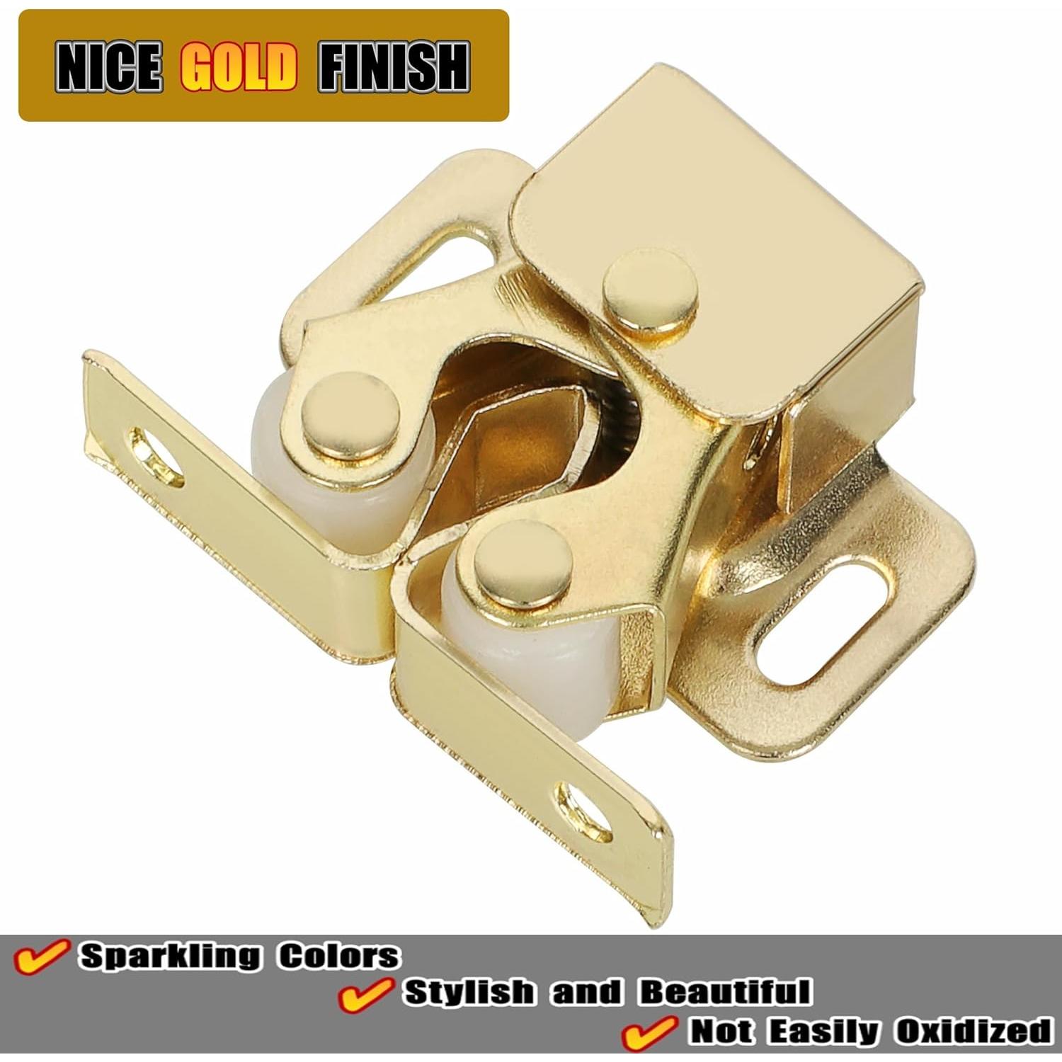 Cierre de Puerta de Armario Alise CA1000G-12P Dorado 12 Unidades