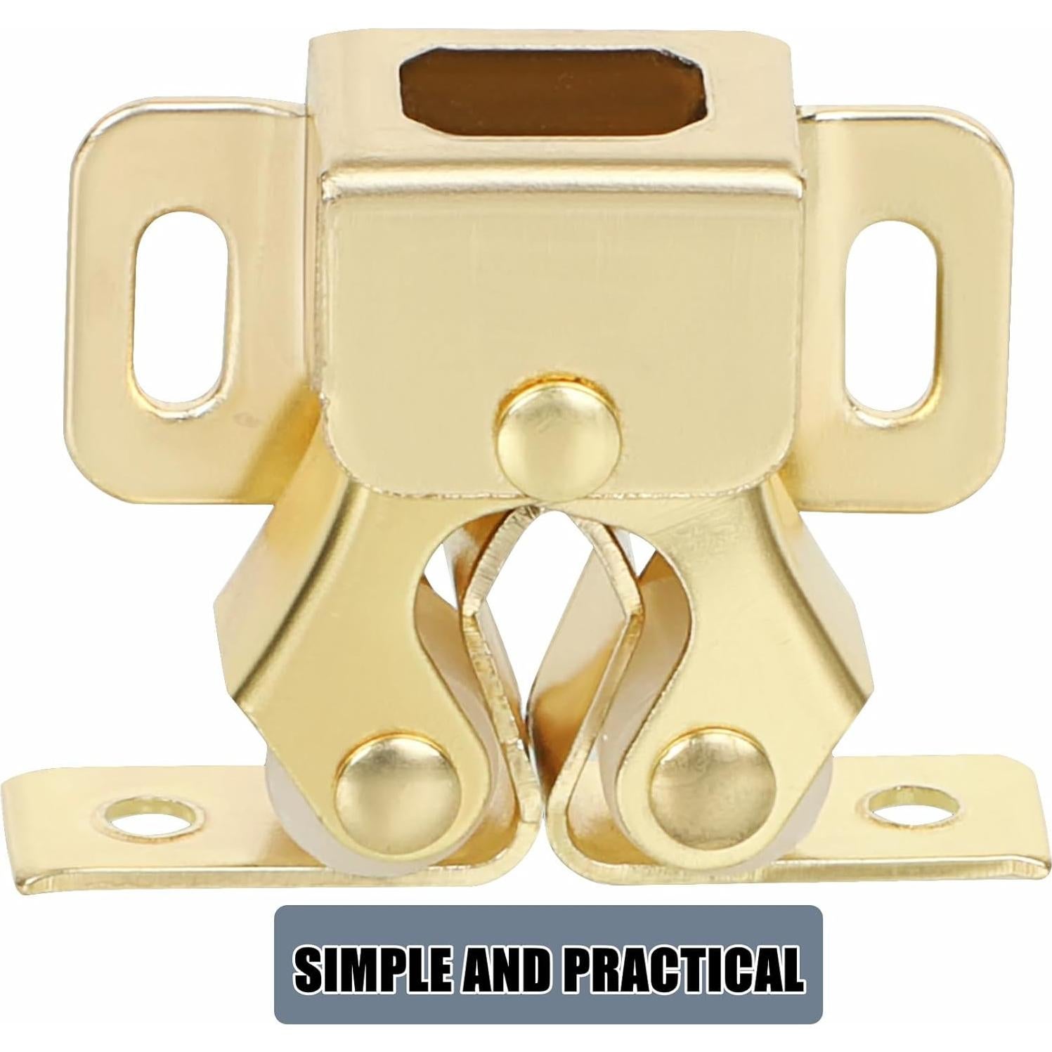 Cierre de Puerta de Armario Alise CA1000G-12P Dorado 12 Unidades