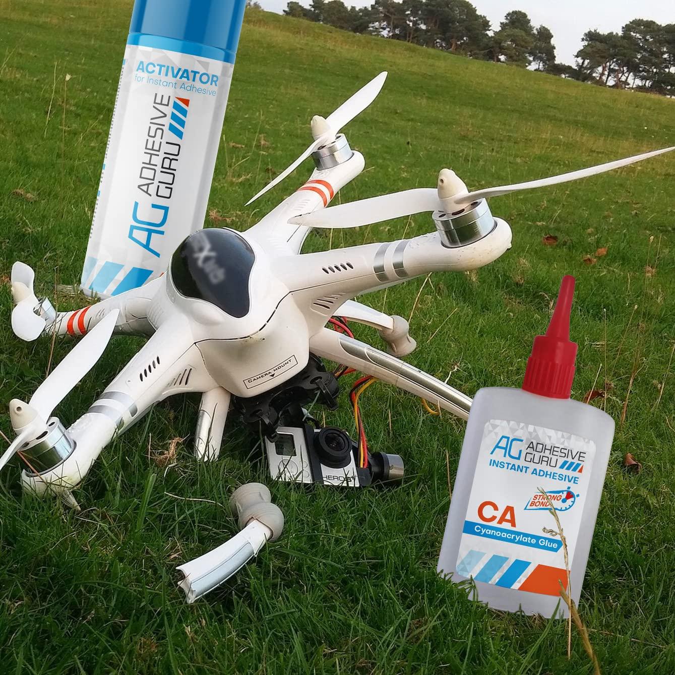 Adhesive Guru Super Pegamento CA con Activador 99.22 ml