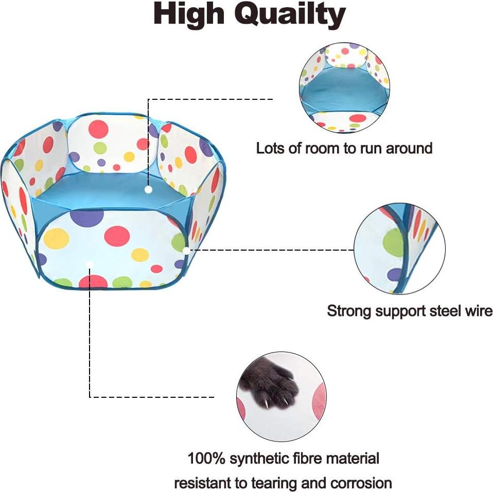 Parque de Juegos Plegable para Mascotas HL Azul XS 0.85m