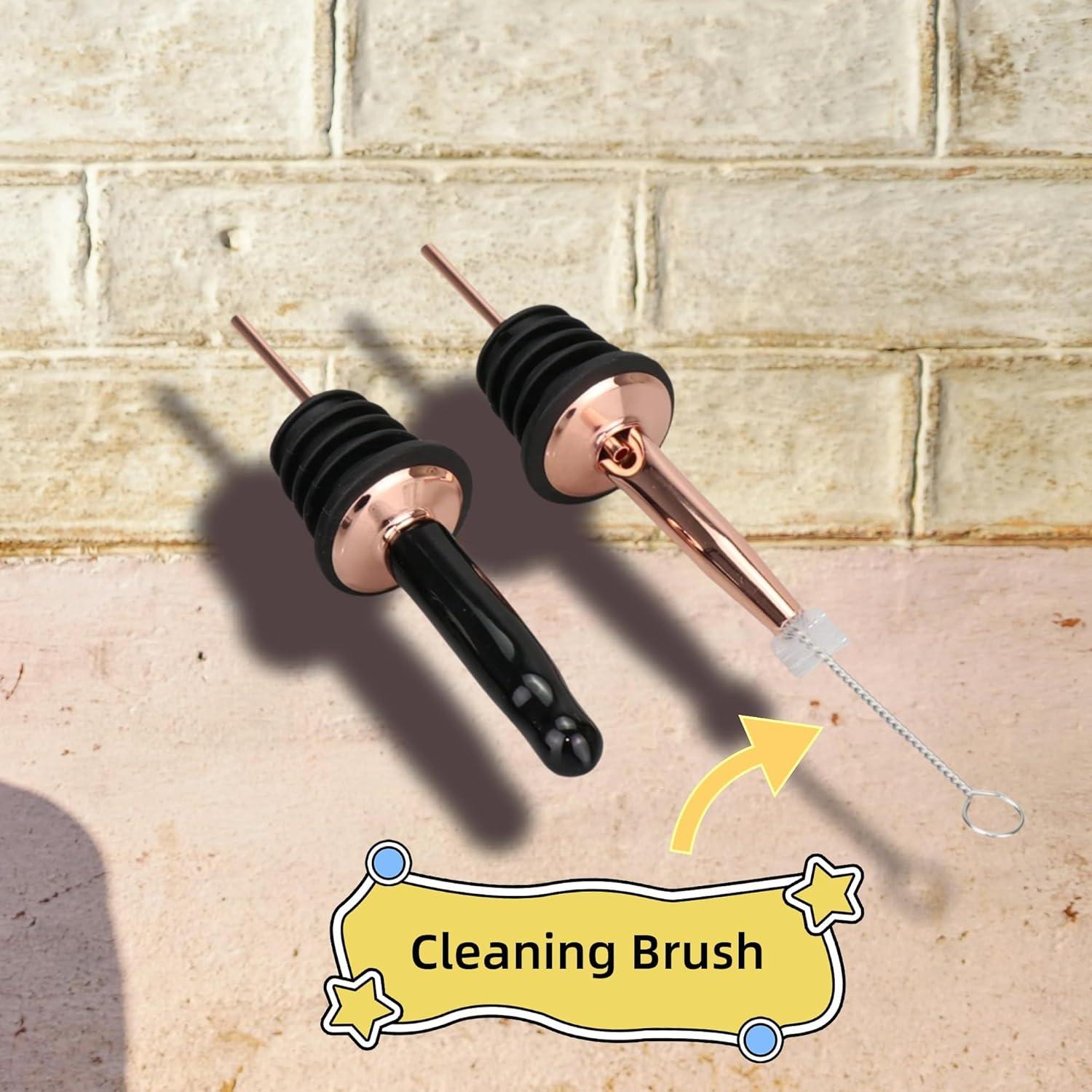 Juego de Vertedores de Licor LEGERM de Acero Inoxidable 14 Piezas