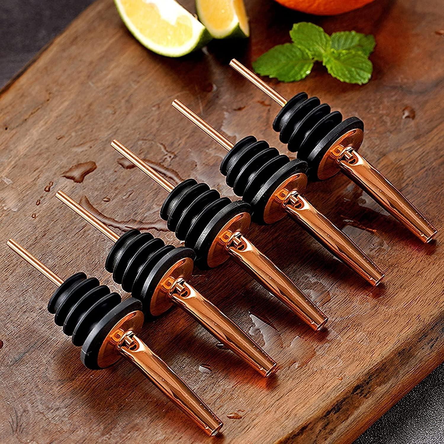 Juego de Vertedores de Licor LEGERM de Acero Inoxidable 14 Piezas