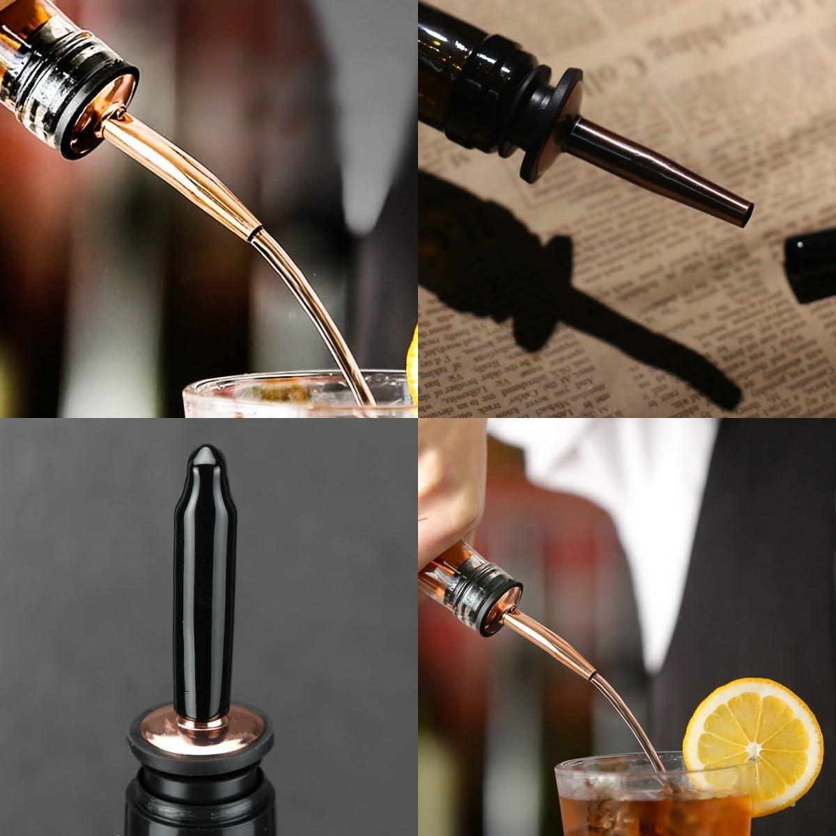 Juego de Vertedores de Licor LEGERM de Acero Inoxidable 14 Piezas