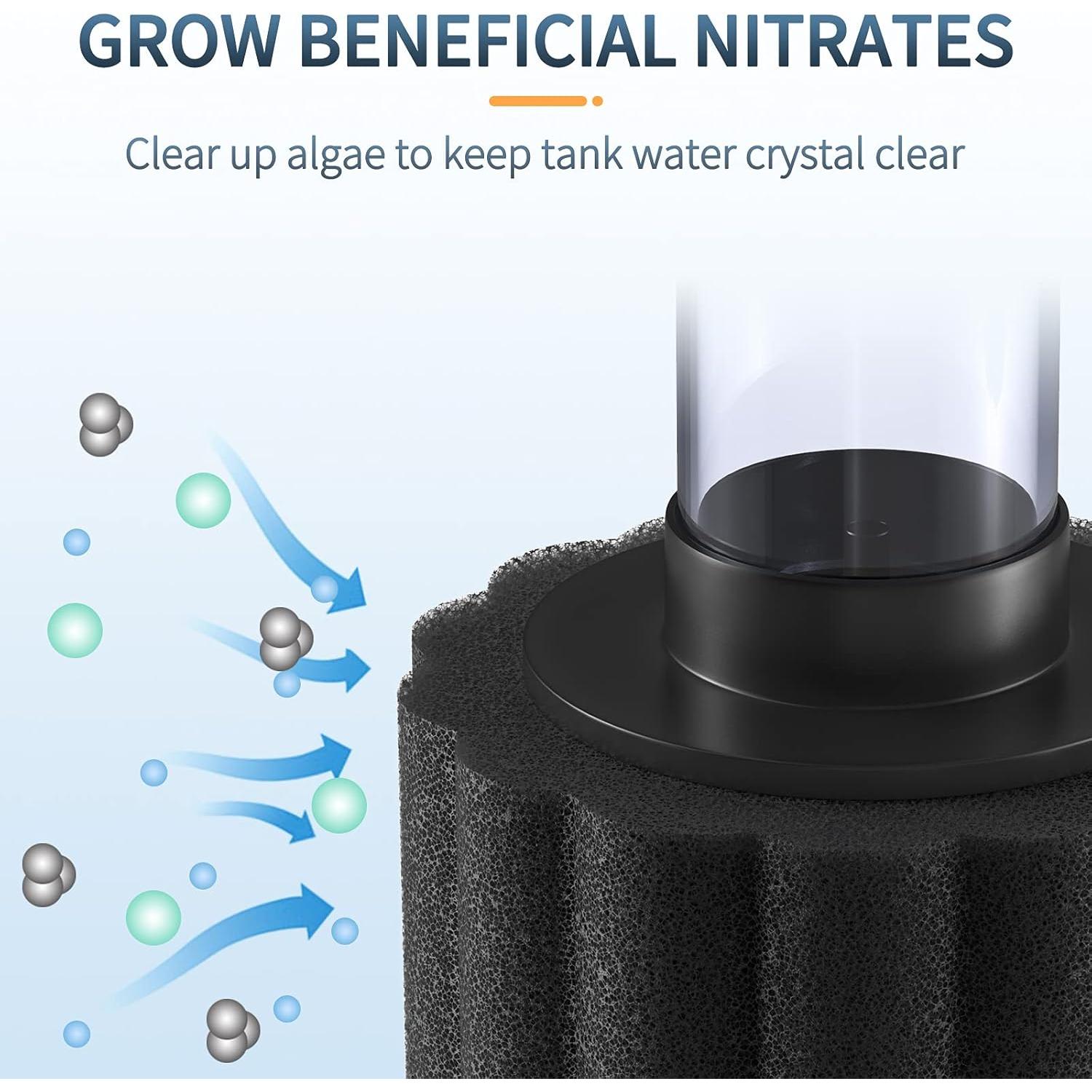 Filtro de Esponja Bio Nano Pawfly para Acuario 3 Paquetes