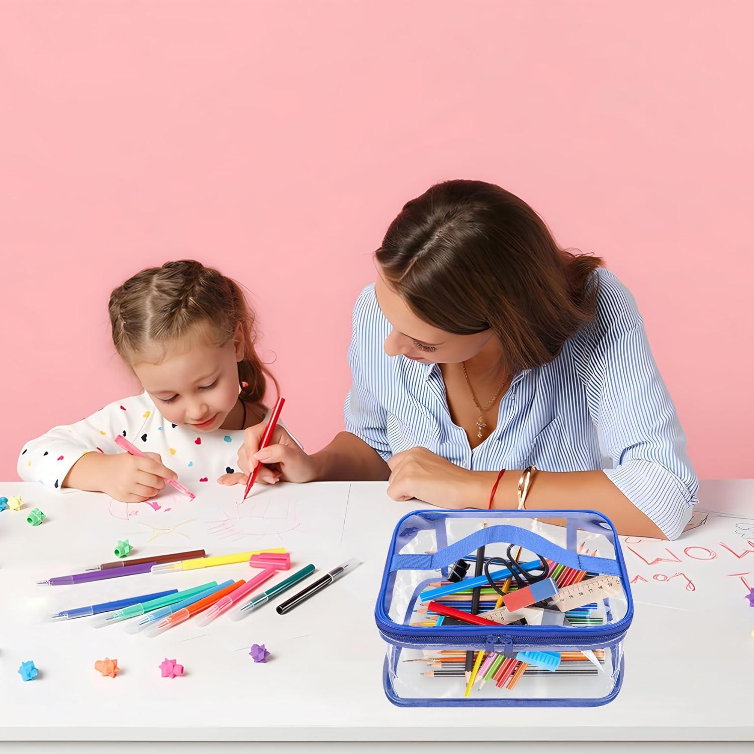 3 Bolsas Organizadoras de Juguetes Transparentes Codree 23.9x17cm