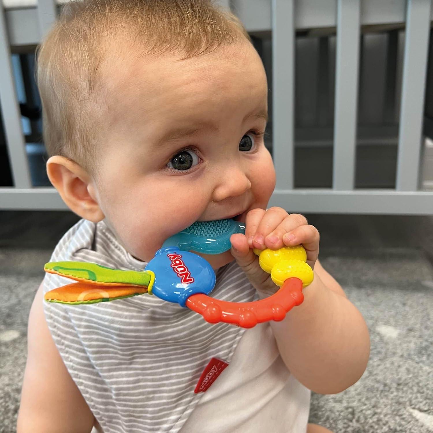 Anillo de Dentición Divertido Nuby Multicolor 1 Paquete