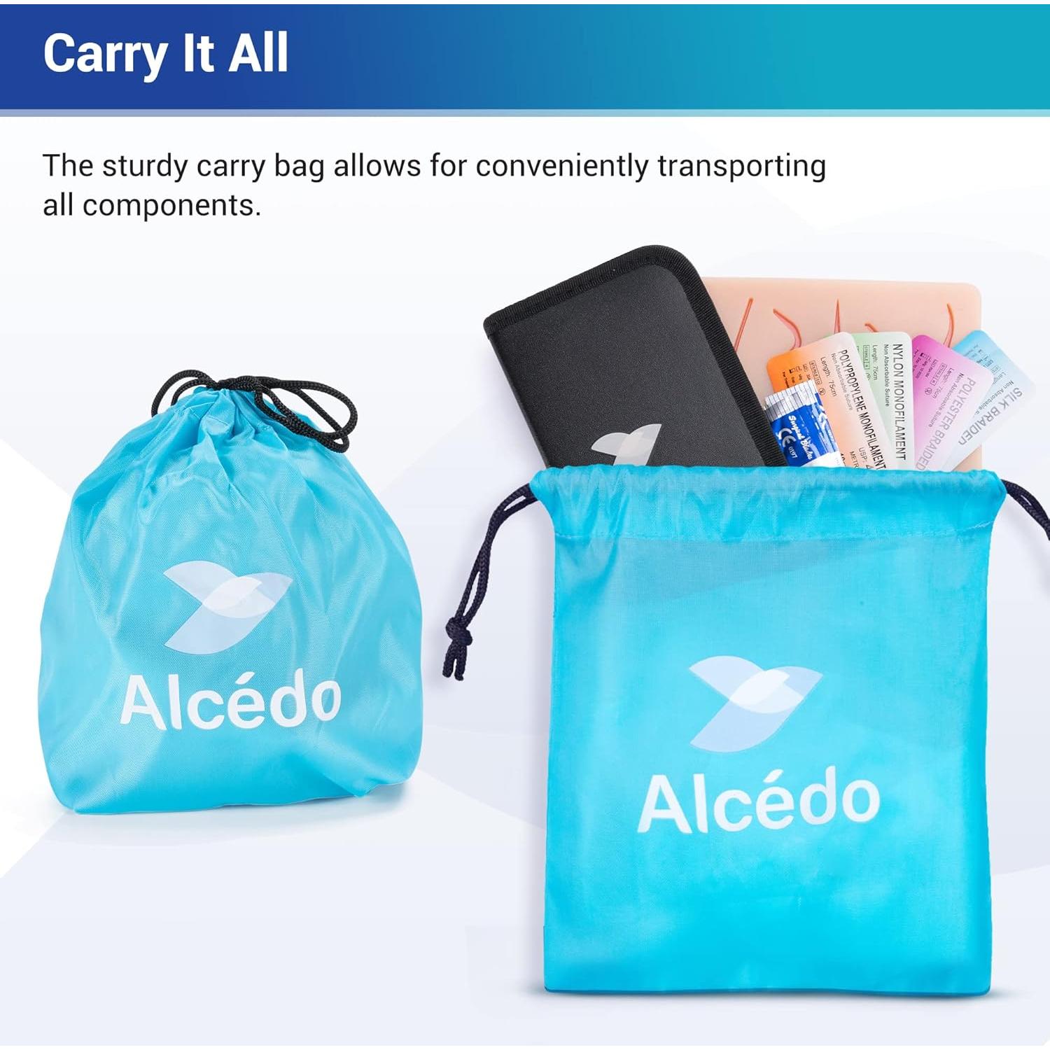 Kit de Práctica de Suturas Alcedo 32 Piezas para Estudiantes