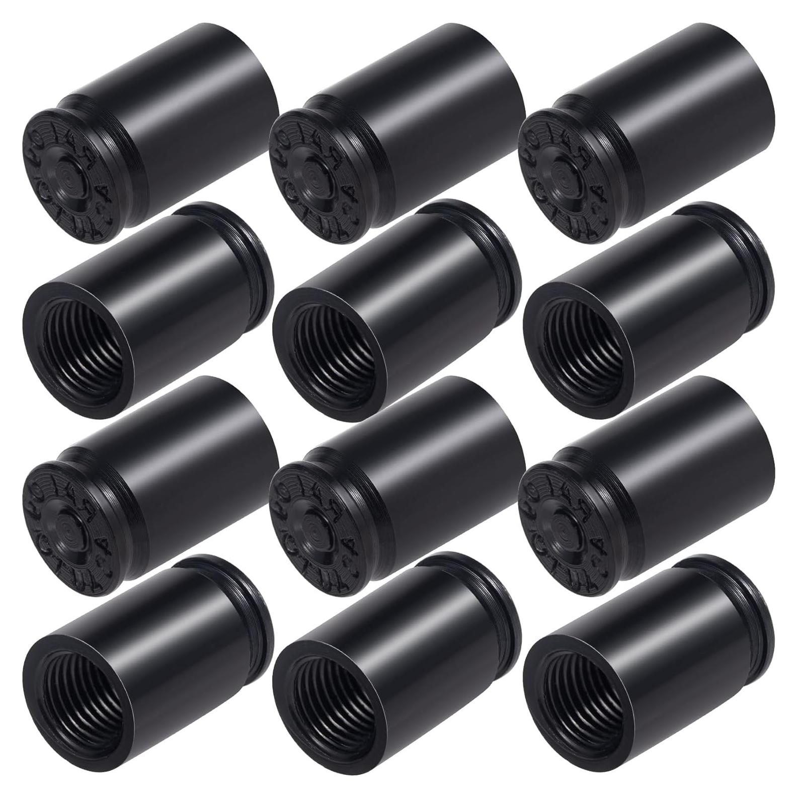 Tapas de Válvula de Metal PAGOW 12 Pcs para Neumáticos