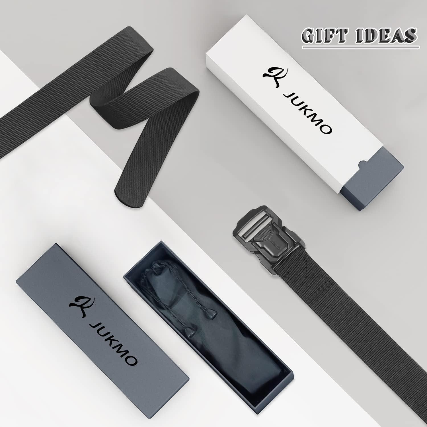 Cinturón Táctico JUKMO Nylon Militar 3.8 cm Hebilla Rápida