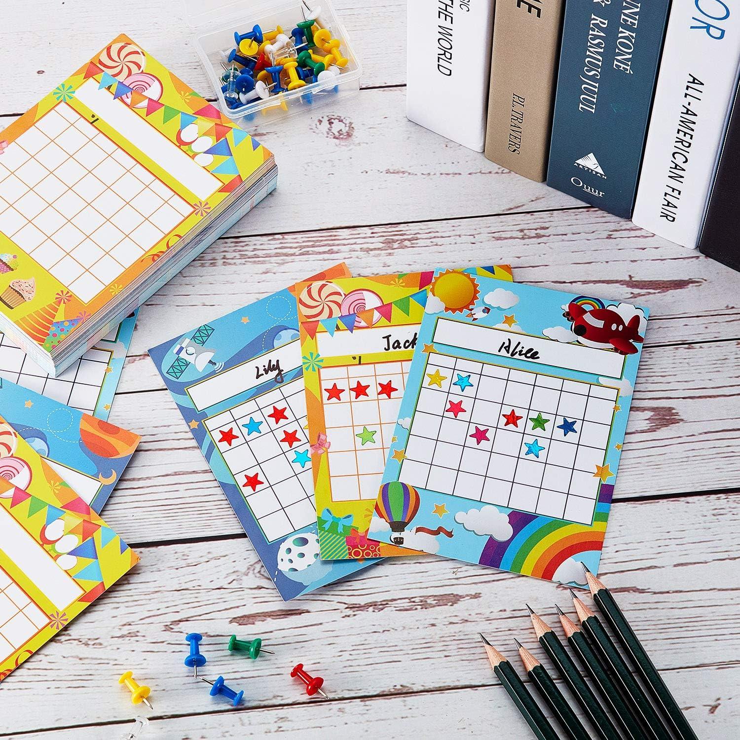 Gráficos de Incentivos para Aula Outus 74 Piezas con Pegatinas