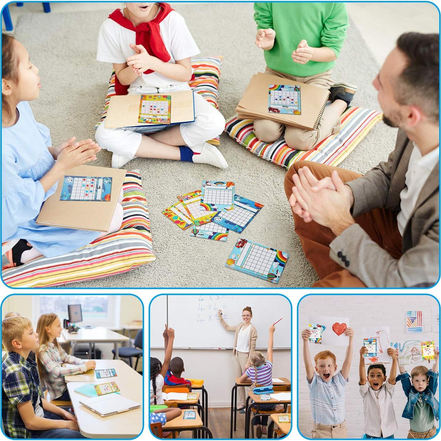 Gráficos de Incentivos para Aula Outus 74 Piezas con Pegatinas